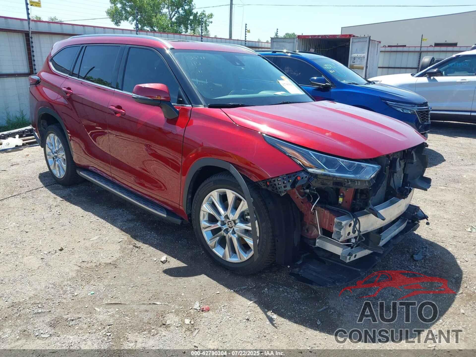 TOYOTA HIGHLANDER 2022 - 5TDYZRAHXNS542308