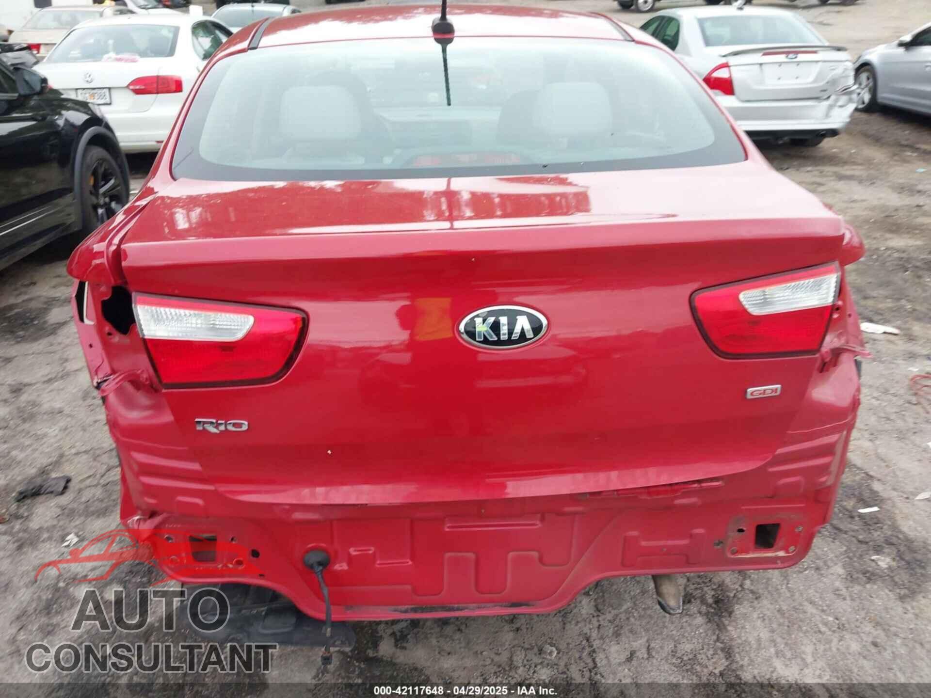 KIA RIO 2015 - KNADM4A33F6484514