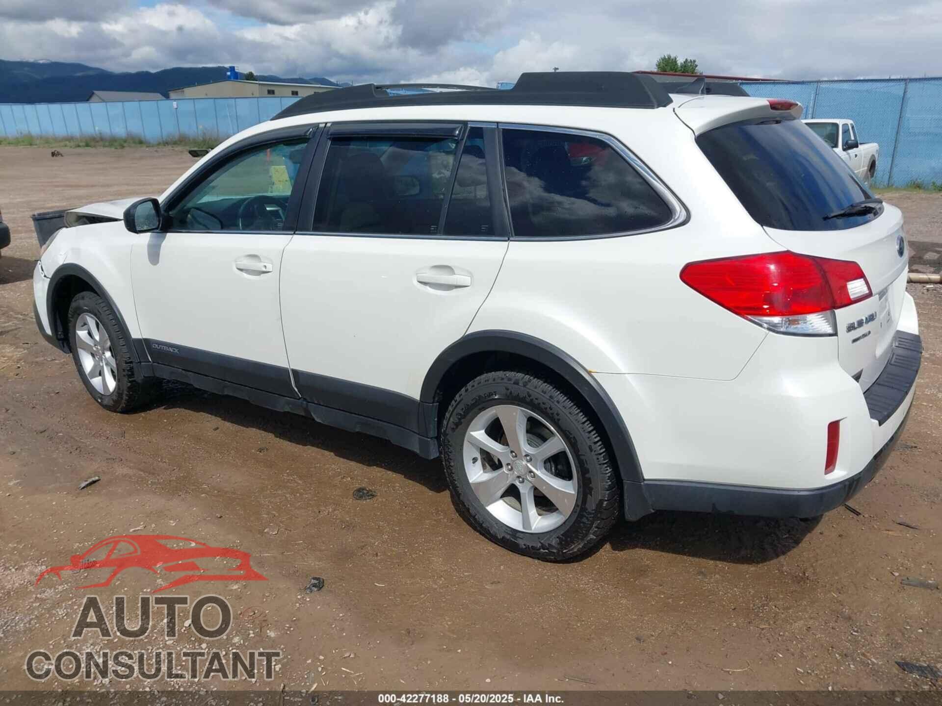 SUBARU OUTBACK 2014 - 4S4BRBLC9E3249429