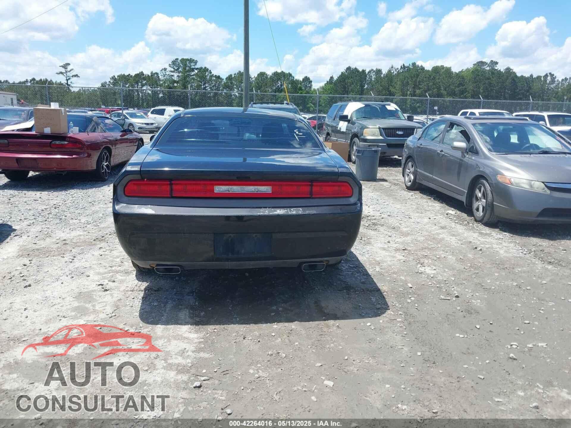 DODGE CHALLENGER 2012 - 2C3CDYAG7CH196132