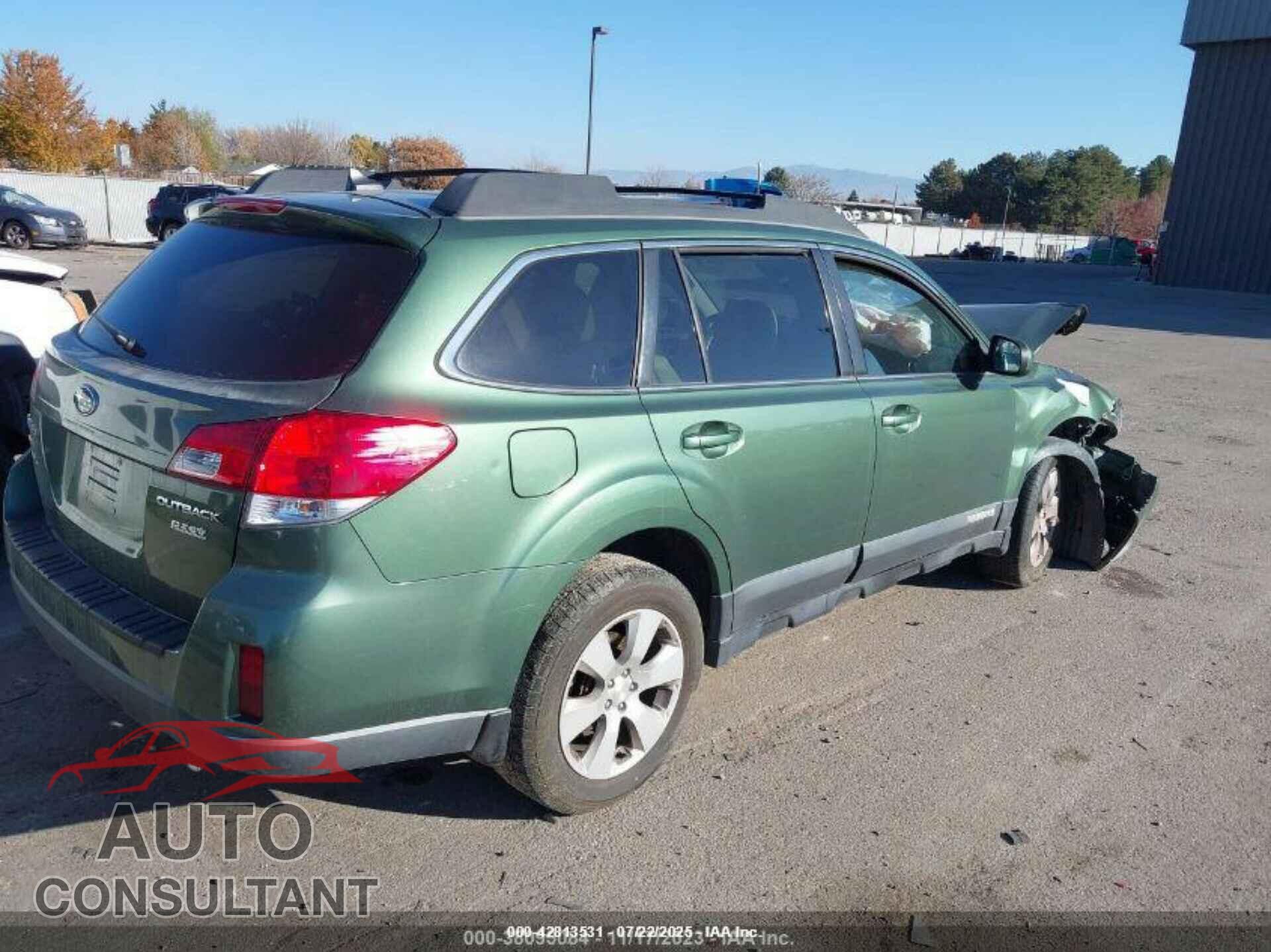 SUBARU OUTBACK 2012 - 4S4BRBFC7C1216191