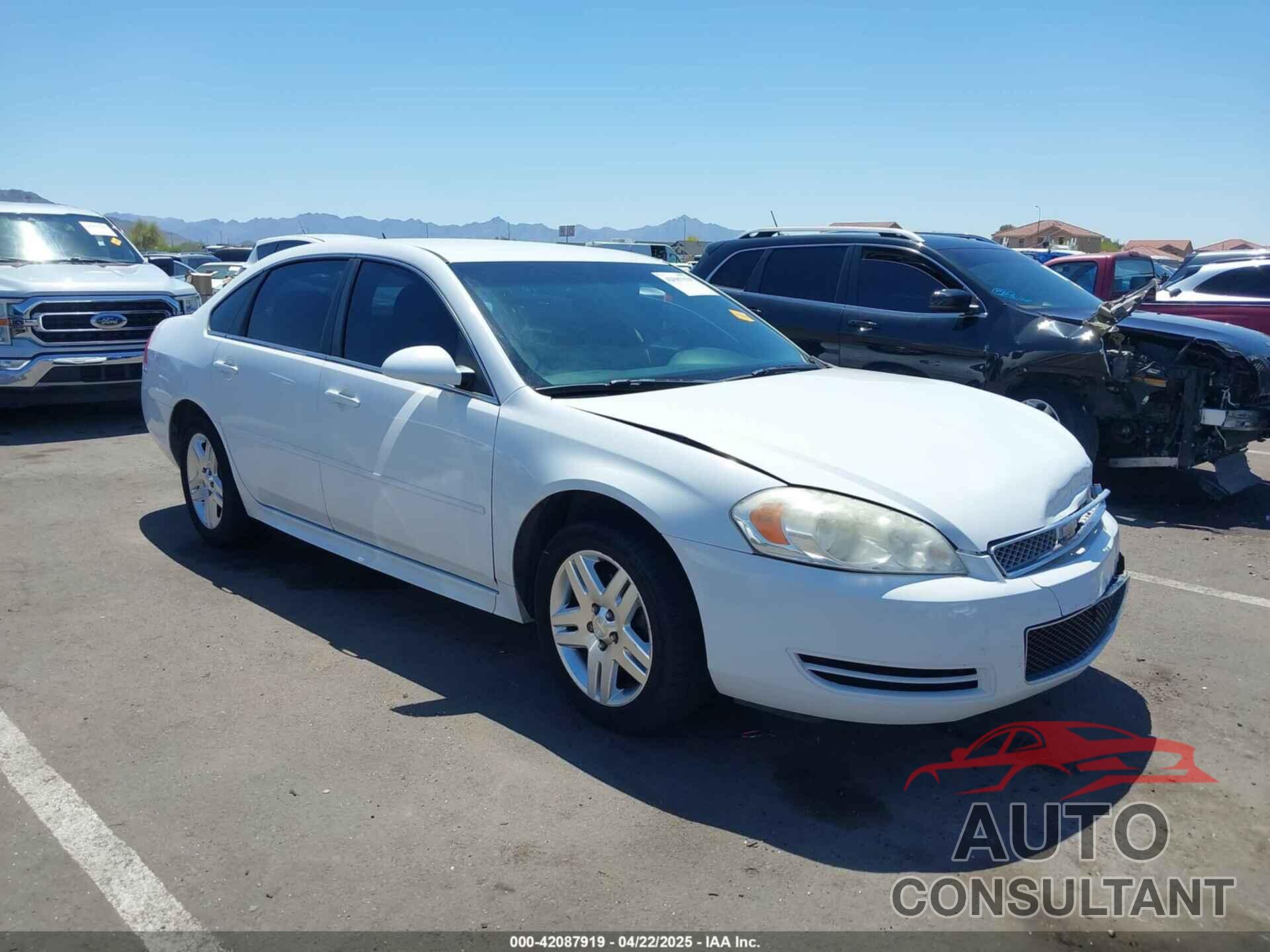 CHEVROLET IMPALA 2013 - 2G1WG5E38D1208801