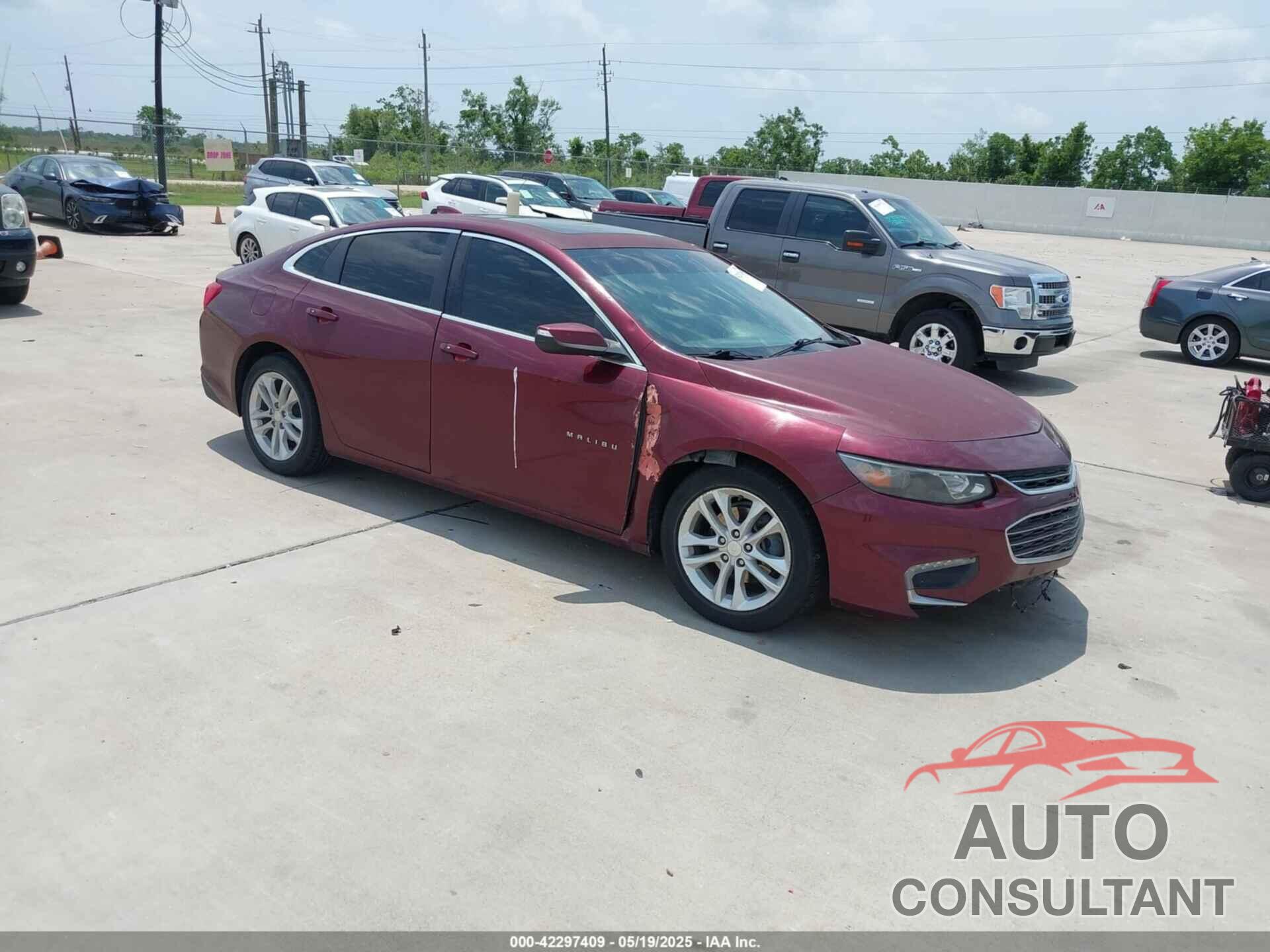 CHEVROLET MALIBU HYBRID 2016 - 1G1ZJ5SU7GF327741