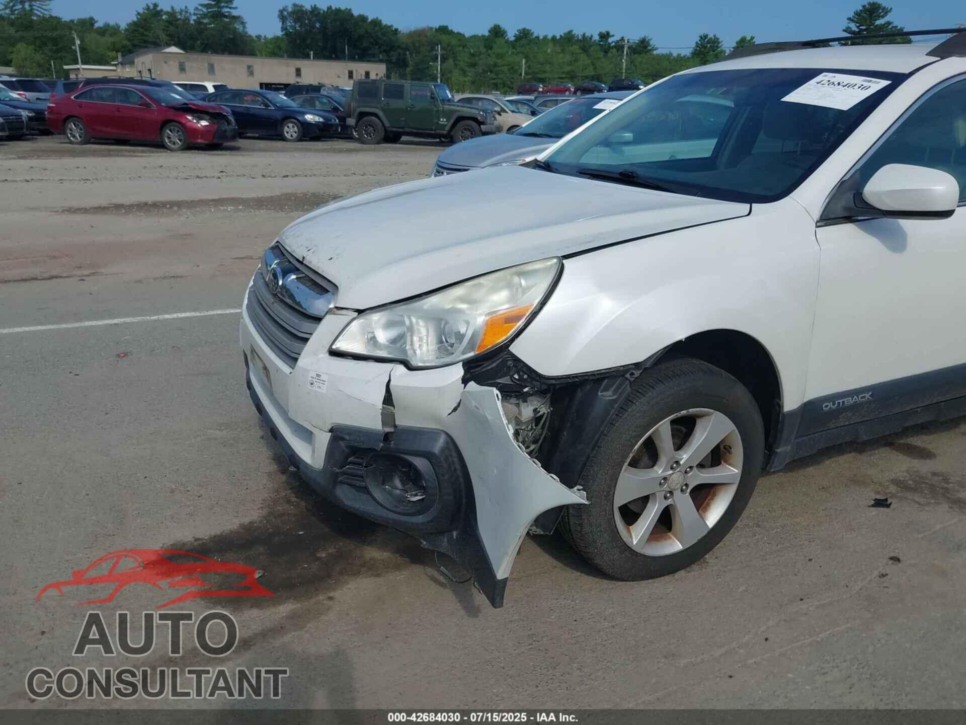 SUBARU OUTBACK 2014 - 4S4BRBCC4E1292359