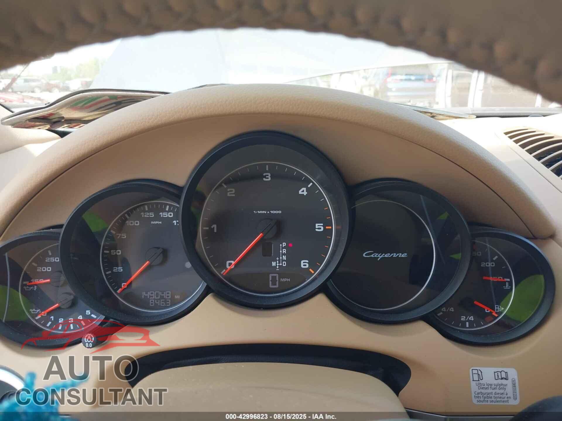PORSCHE CAYENNE 2013 - WP1AF2A26DLA38723