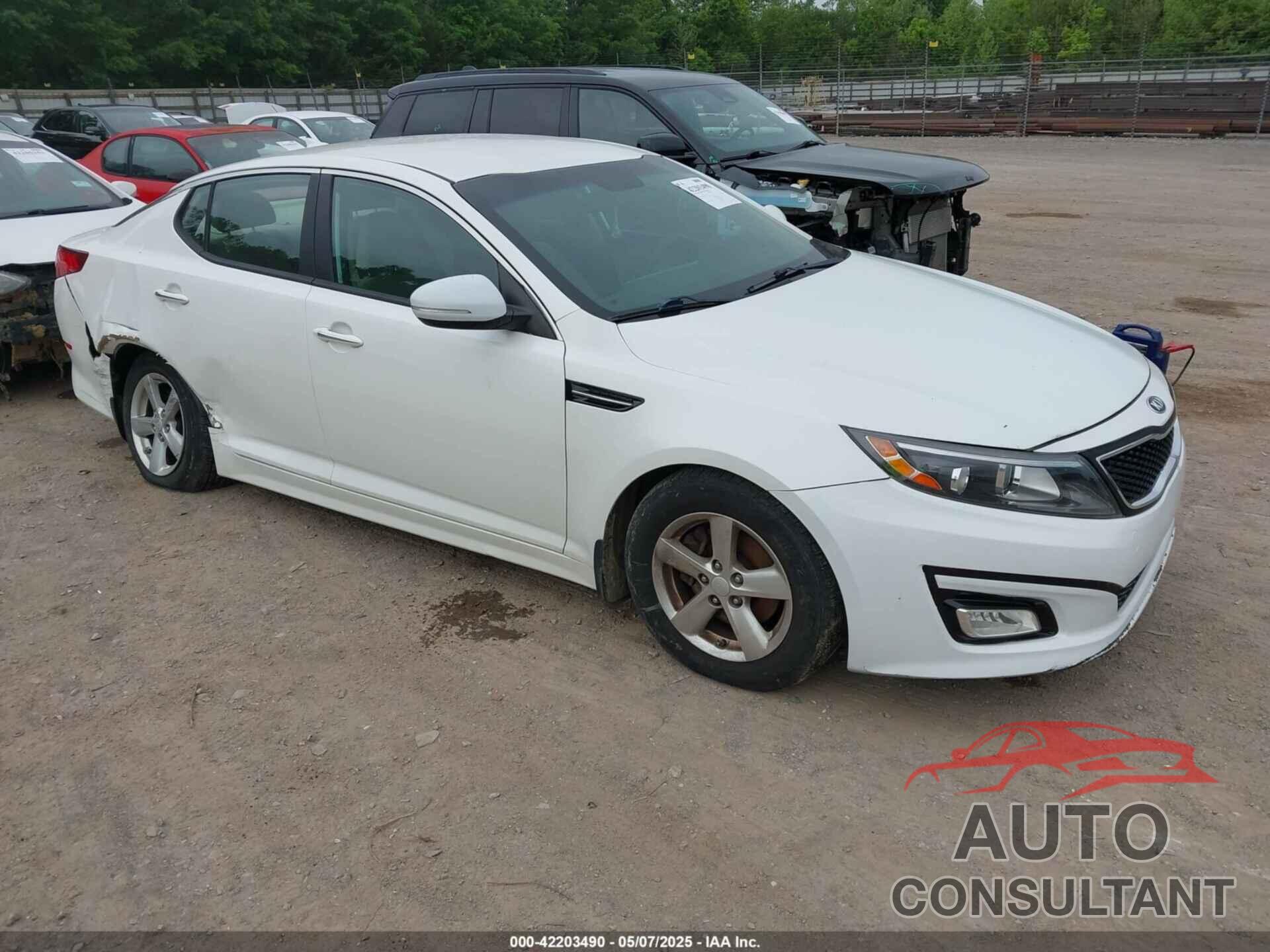 KIA OPTIMA 2015 - KNAGM4A78F5653027