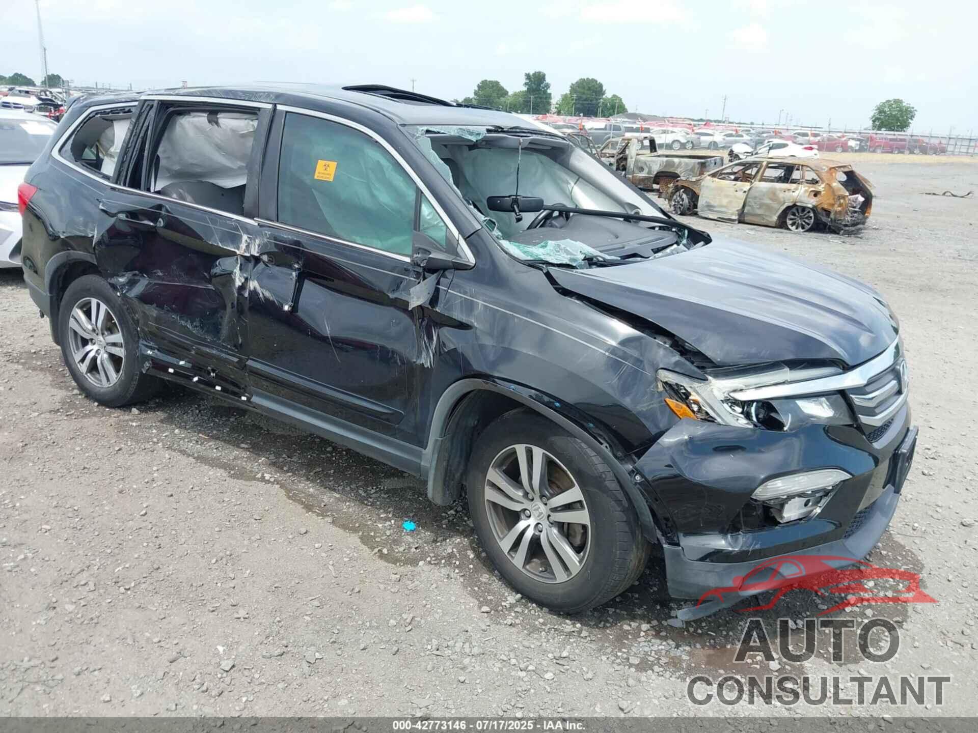 HONDA PILOT 2017 - 5FNYF6H58HB095425