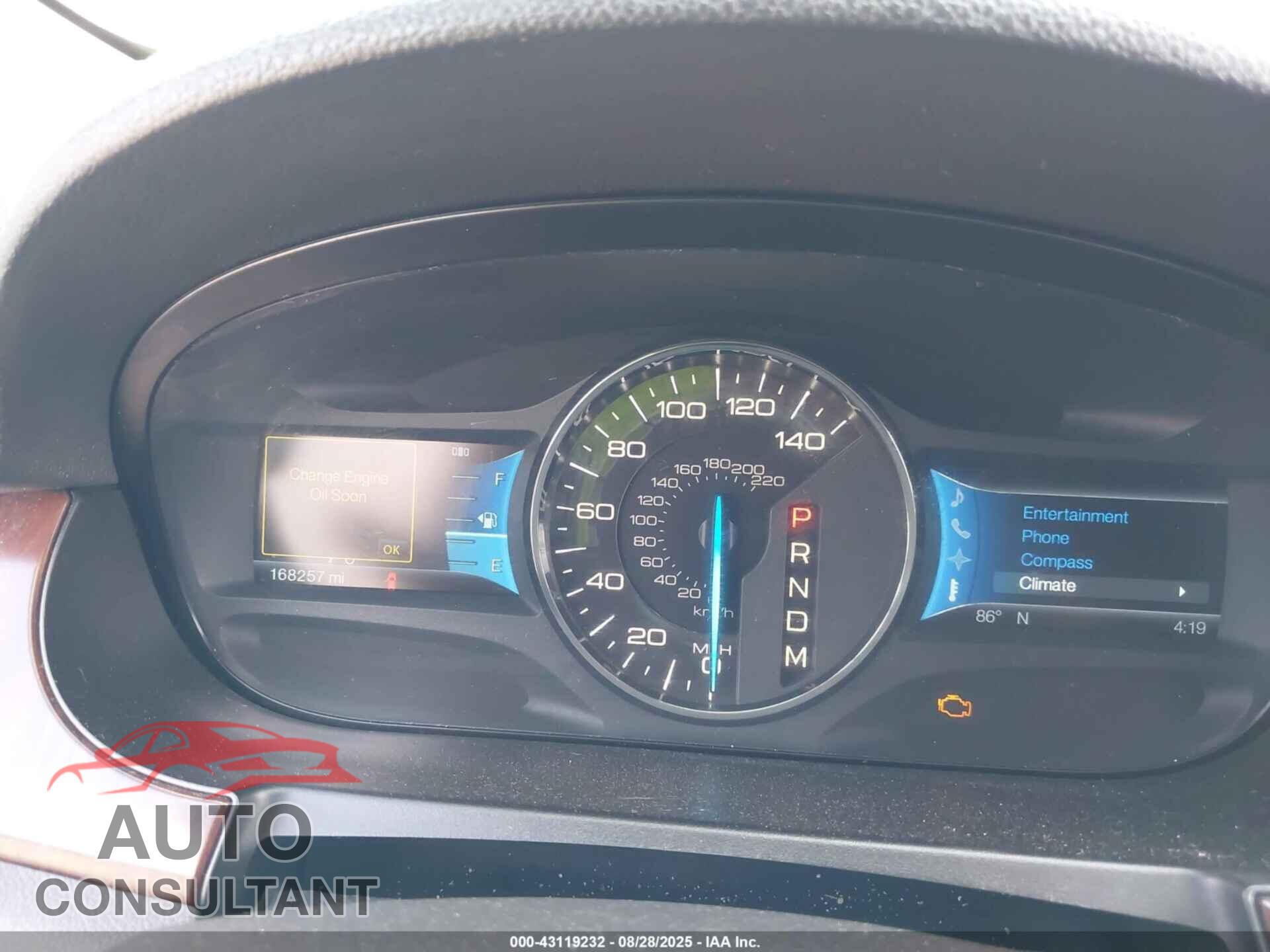 FORD EDGE 2011 - 2FMDK3KC1BBA31243
