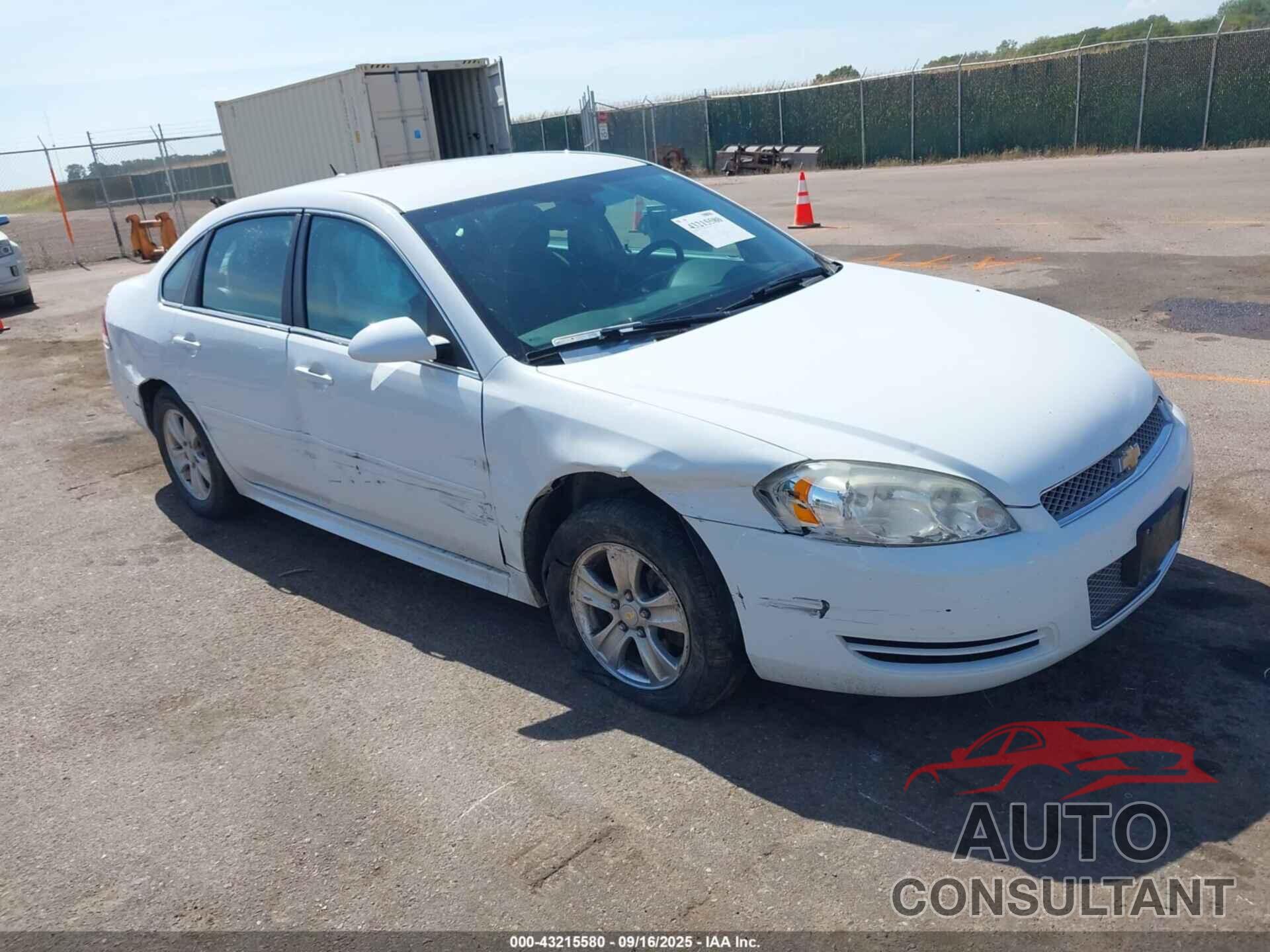 CHEVROLET IMPALA 2013 - 2G1WF5E39D1264071
