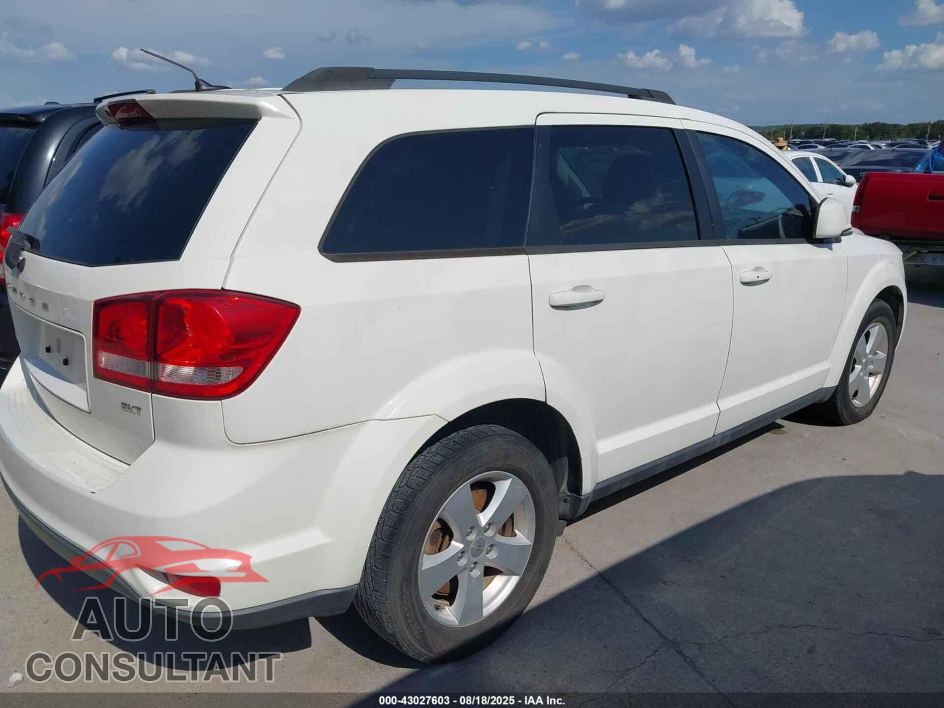 DODGE JOURNEY 2012 - 3C4PDCBB0CT367488