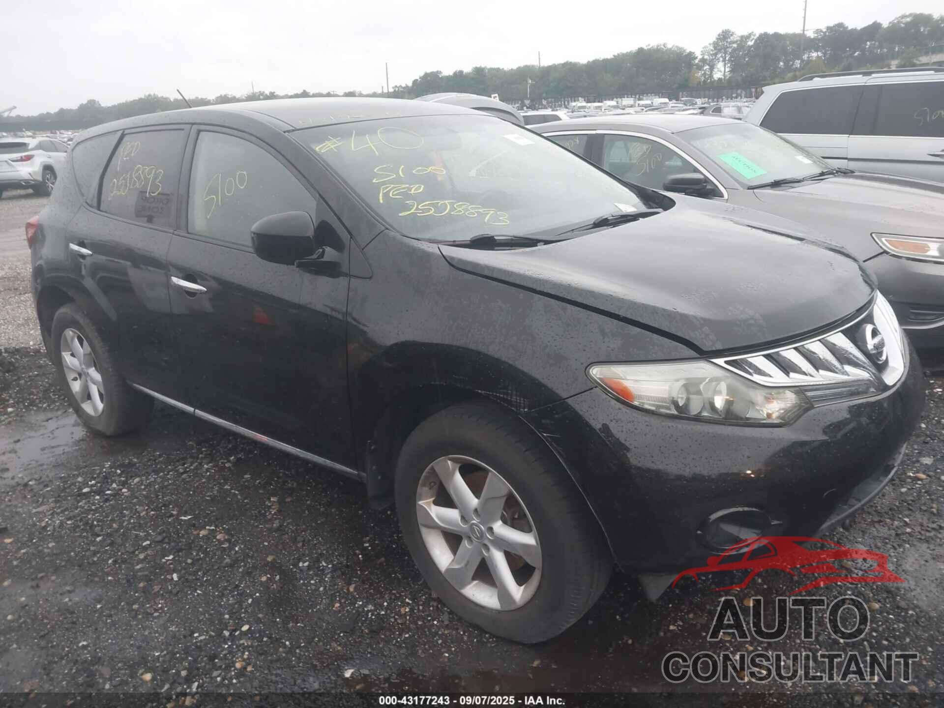 NISSAN MURANO 2010 - JN8AZ1MW1AW135439