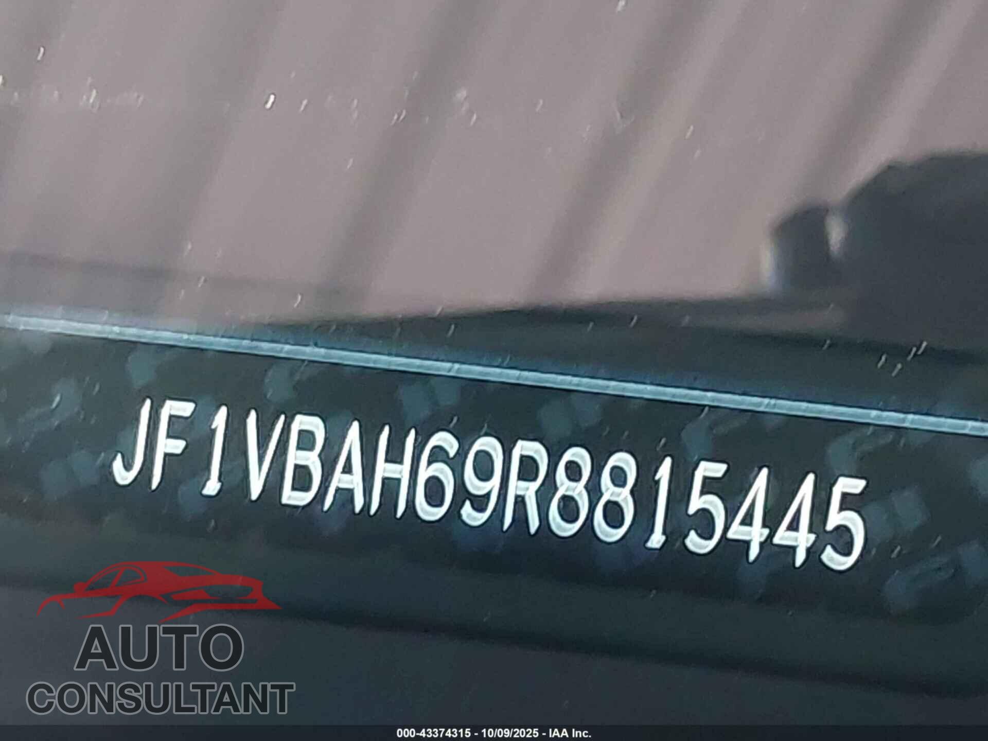 SUBARU WRX 2024 - JF1VBAH69R8815445