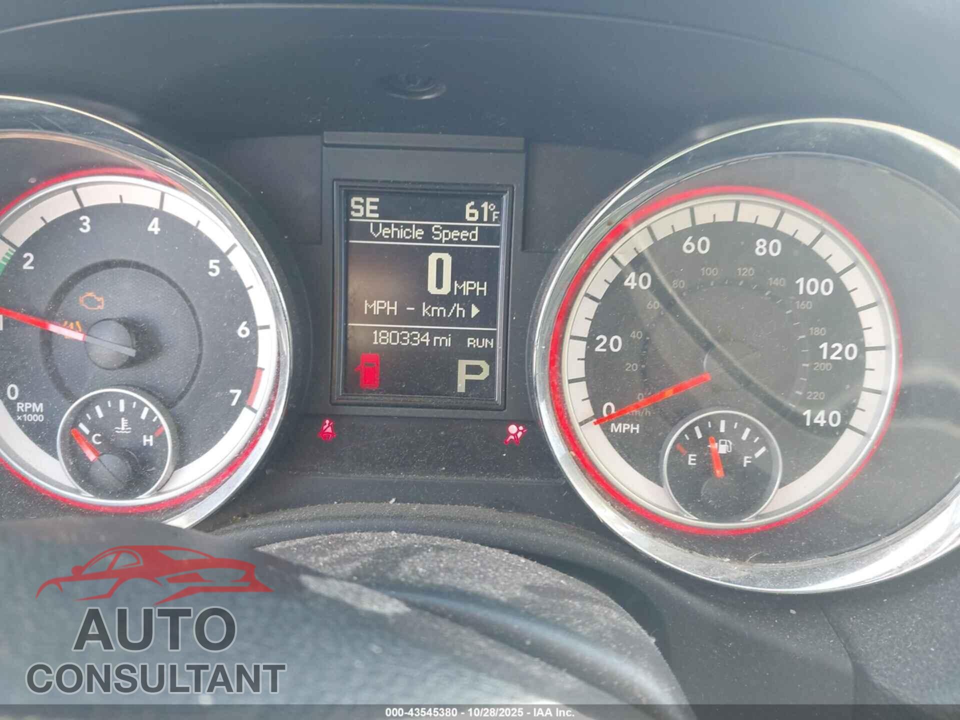 DODGE DURANGO 2013 - 1C4RDJAG3DC686083