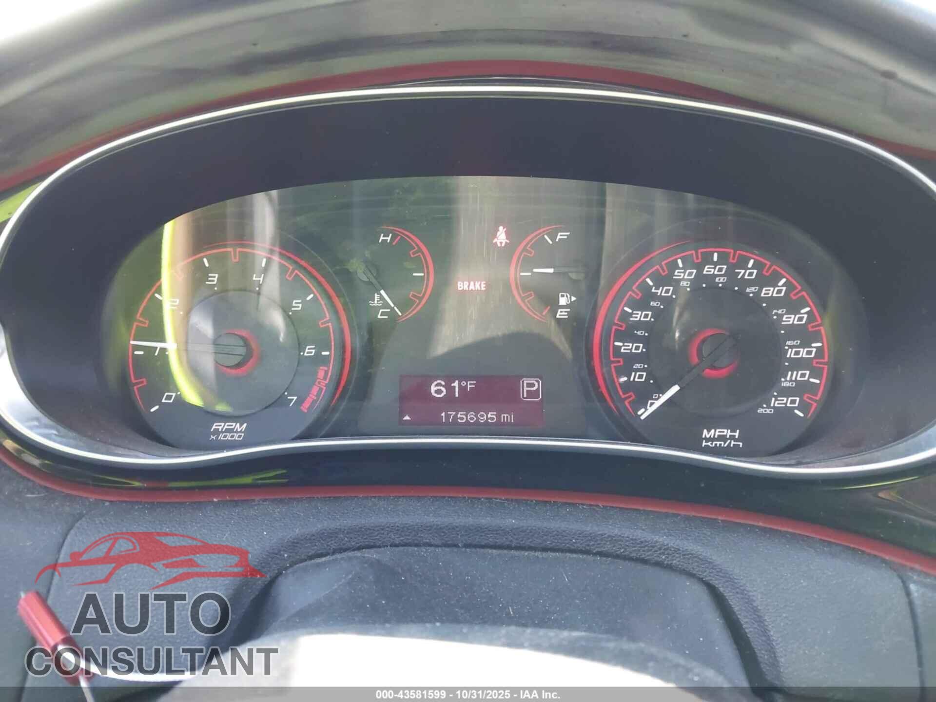 DODGE DART 2014 - 1C3CDFBB2ED740561