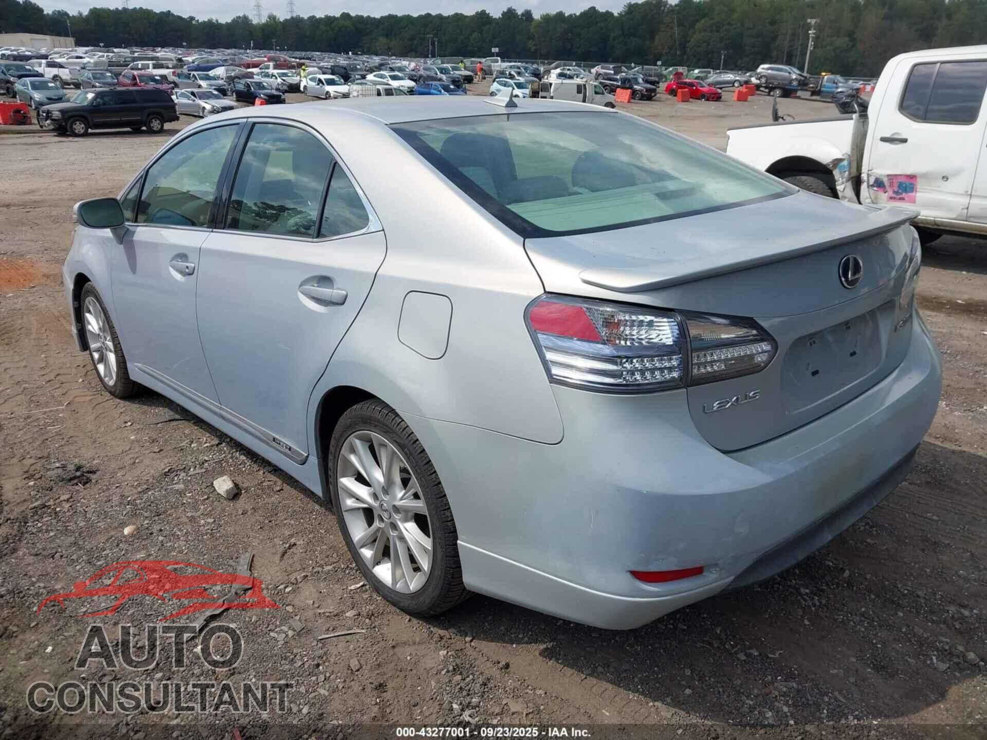 LEXUS HS 250H 2010 - JTHBB1BA9A2011274
