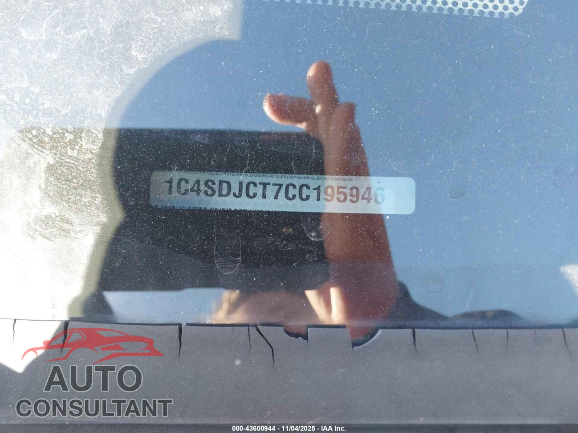 DODGE DURANGO 2012 - 1C4SDJCT7CC195946