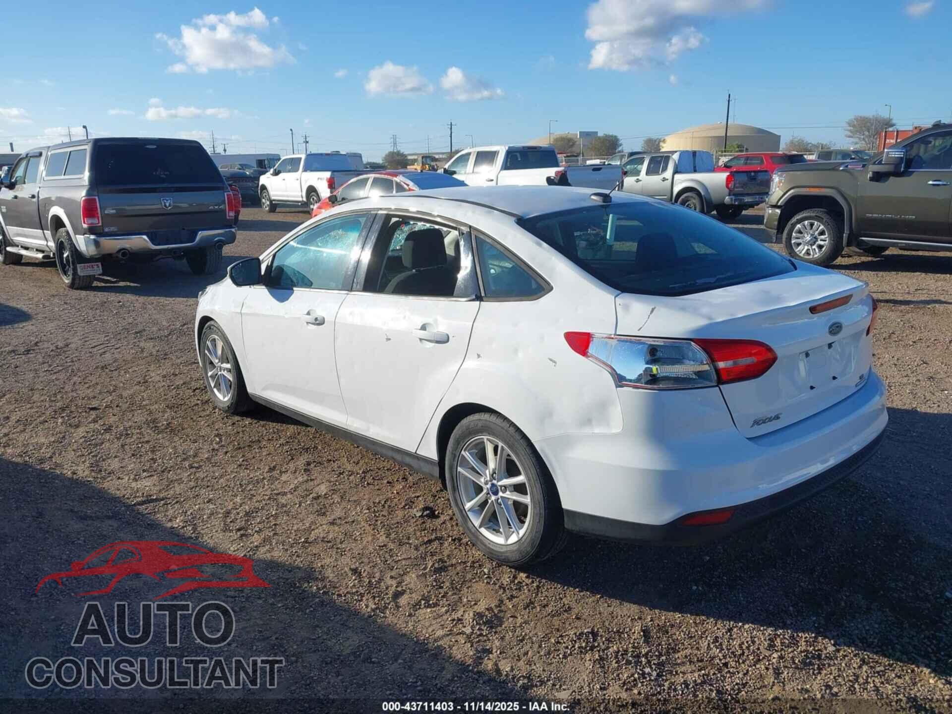 FORD FOCUS 2016 - 1FADP3F25GL324471
