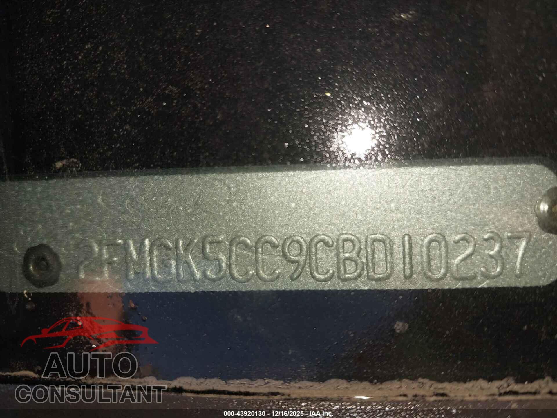 FORD FLEX 2012 - 2FMGK5CC9CBD10237