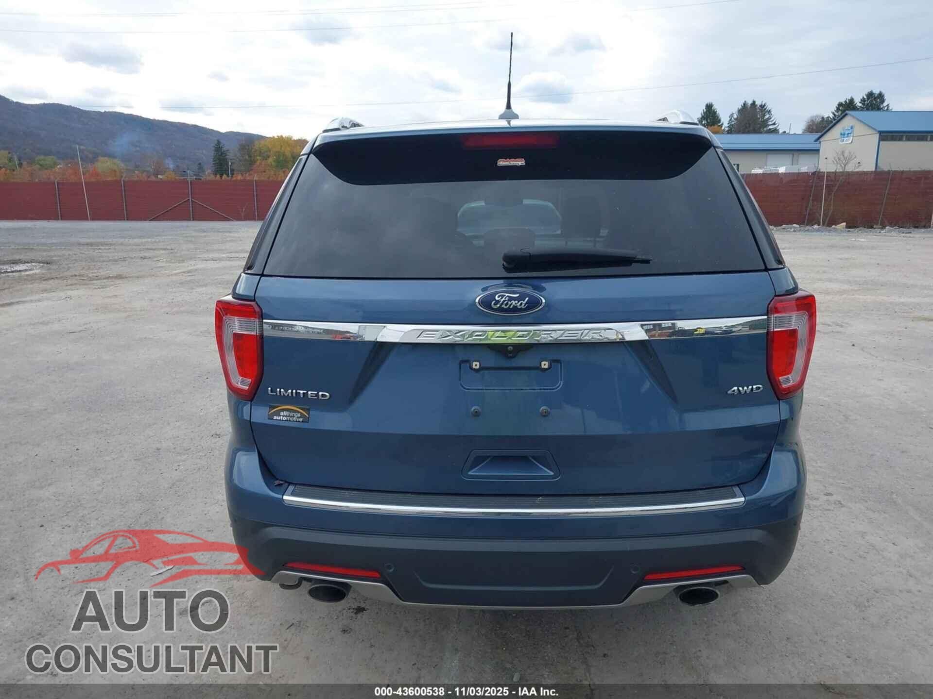FORD EXPLORER 2018 - 1FM5K8F8XJGB45868
