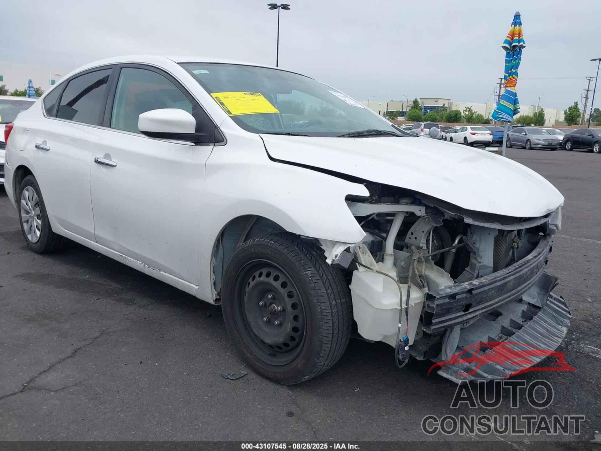 NISSAN SENTRA 2017 - 3N1AB7AP3HY288684