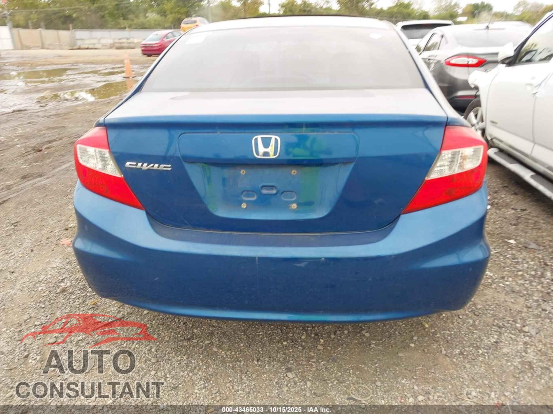 HONDA CIVIC 2012 - 19XFB2F98CE036214