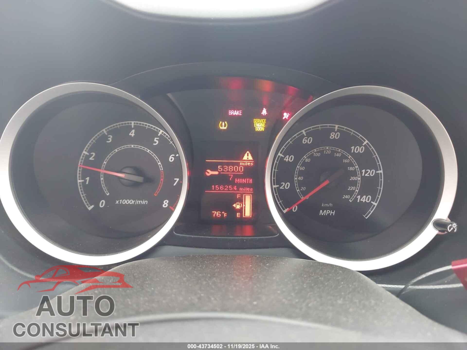 MITSUBISHI LANCER 2012 - JA32U2FU9CU024229