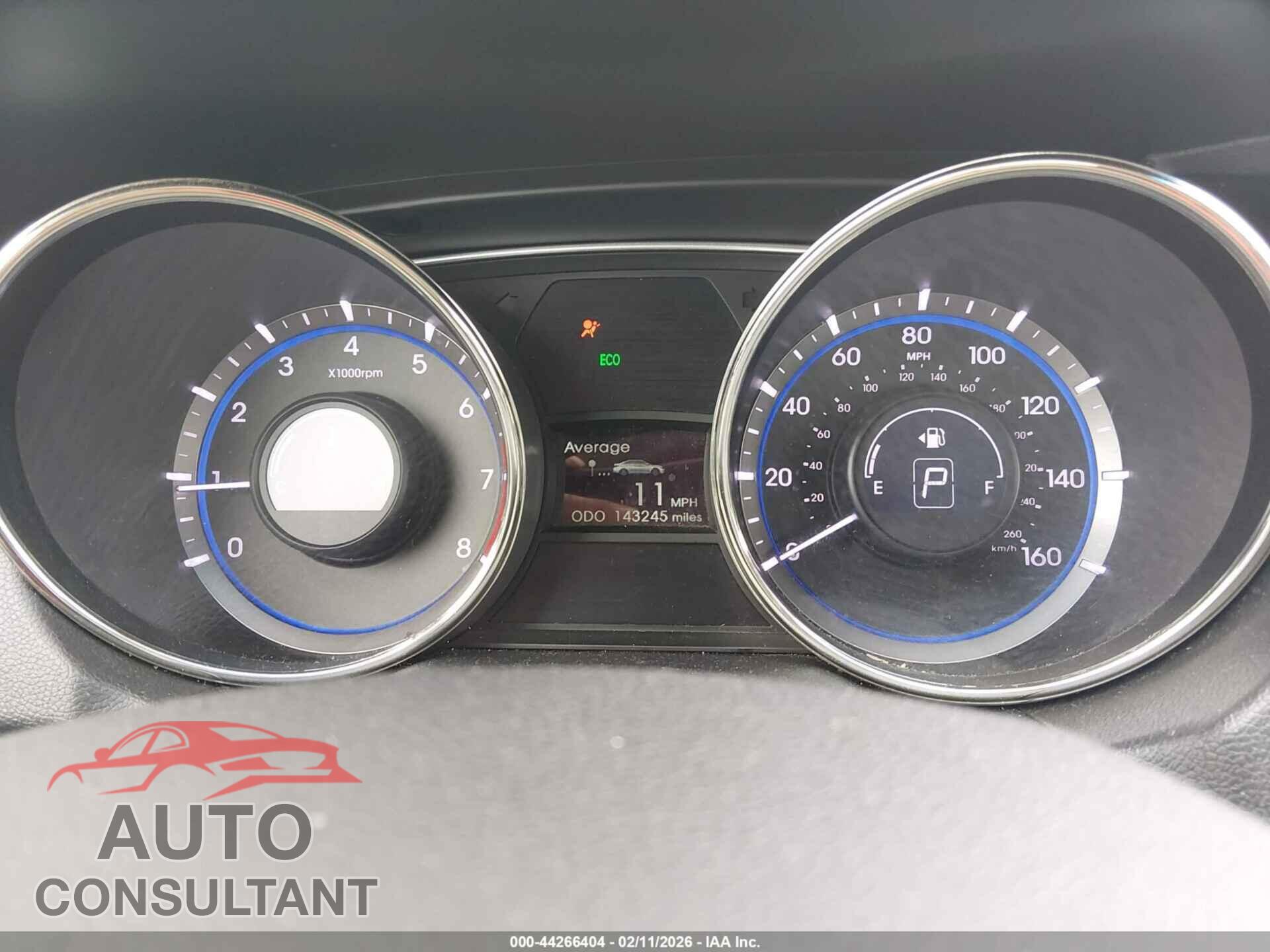 HYUNDAI SONATA 2012 - 5NPEC4AC7CH374237