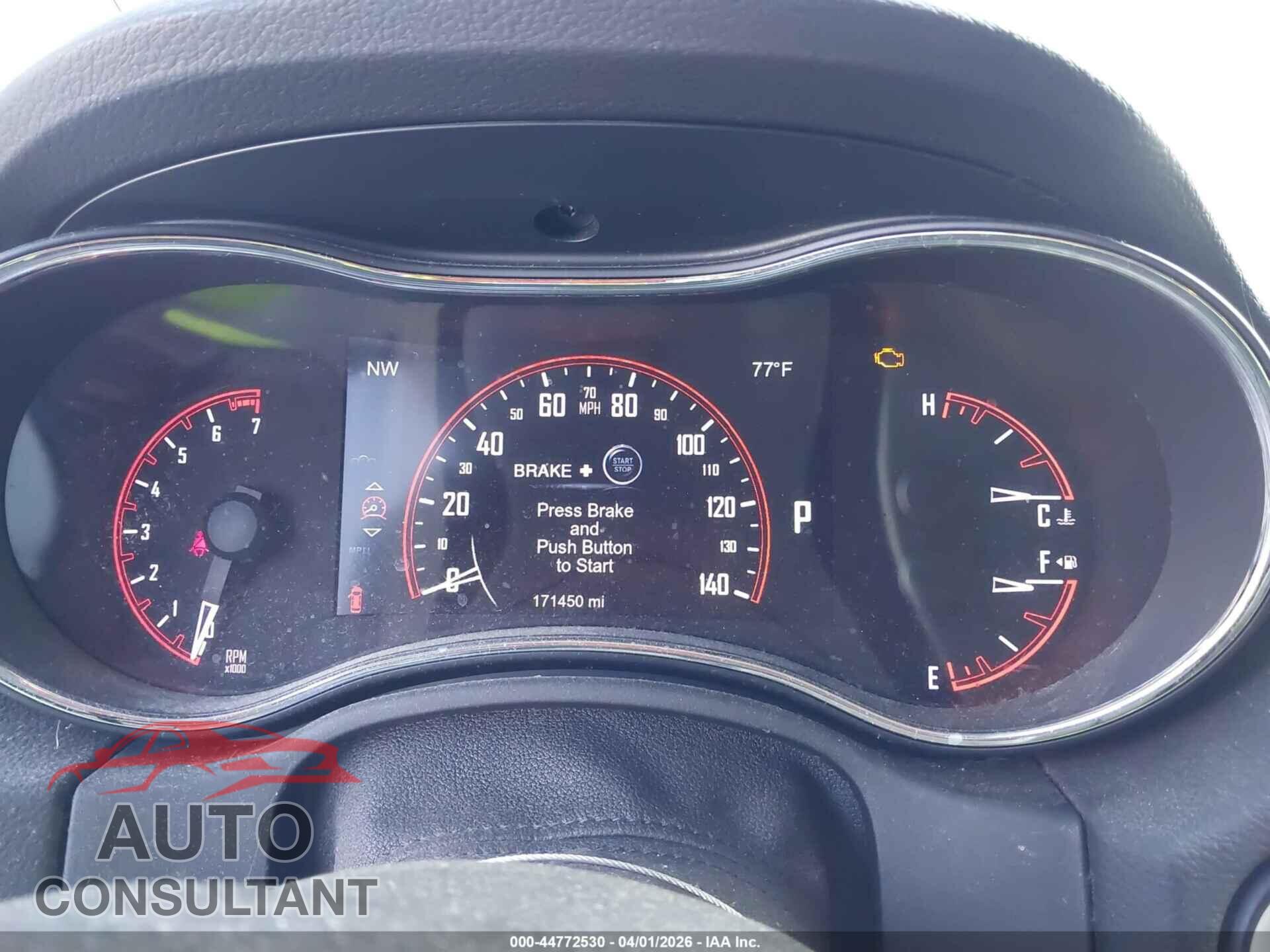 DODGE DURANGO 2014 - 1C4RDHAG0EC979627