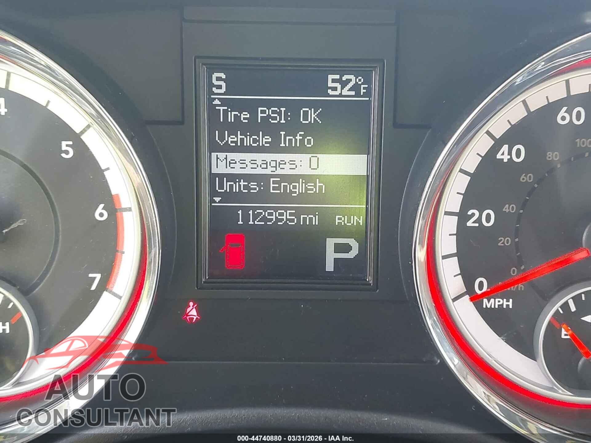 DODGE DURANGO 2012 - 1C4SDJET3CC282921