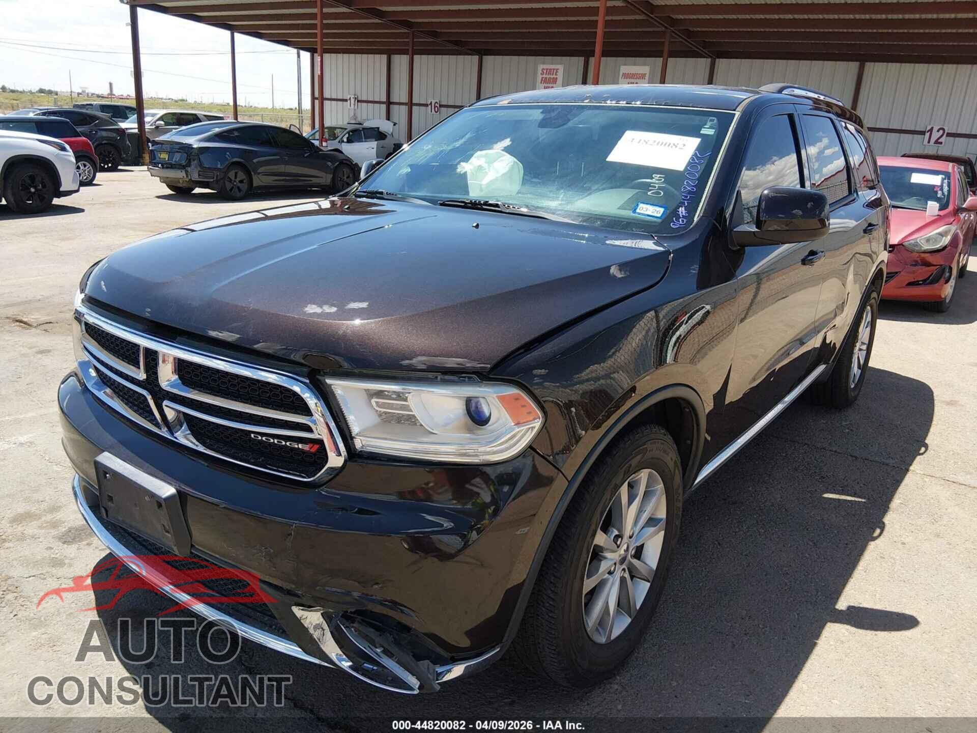 DODGE DURANGO 2016 - 1C4RDHAG2GC484008