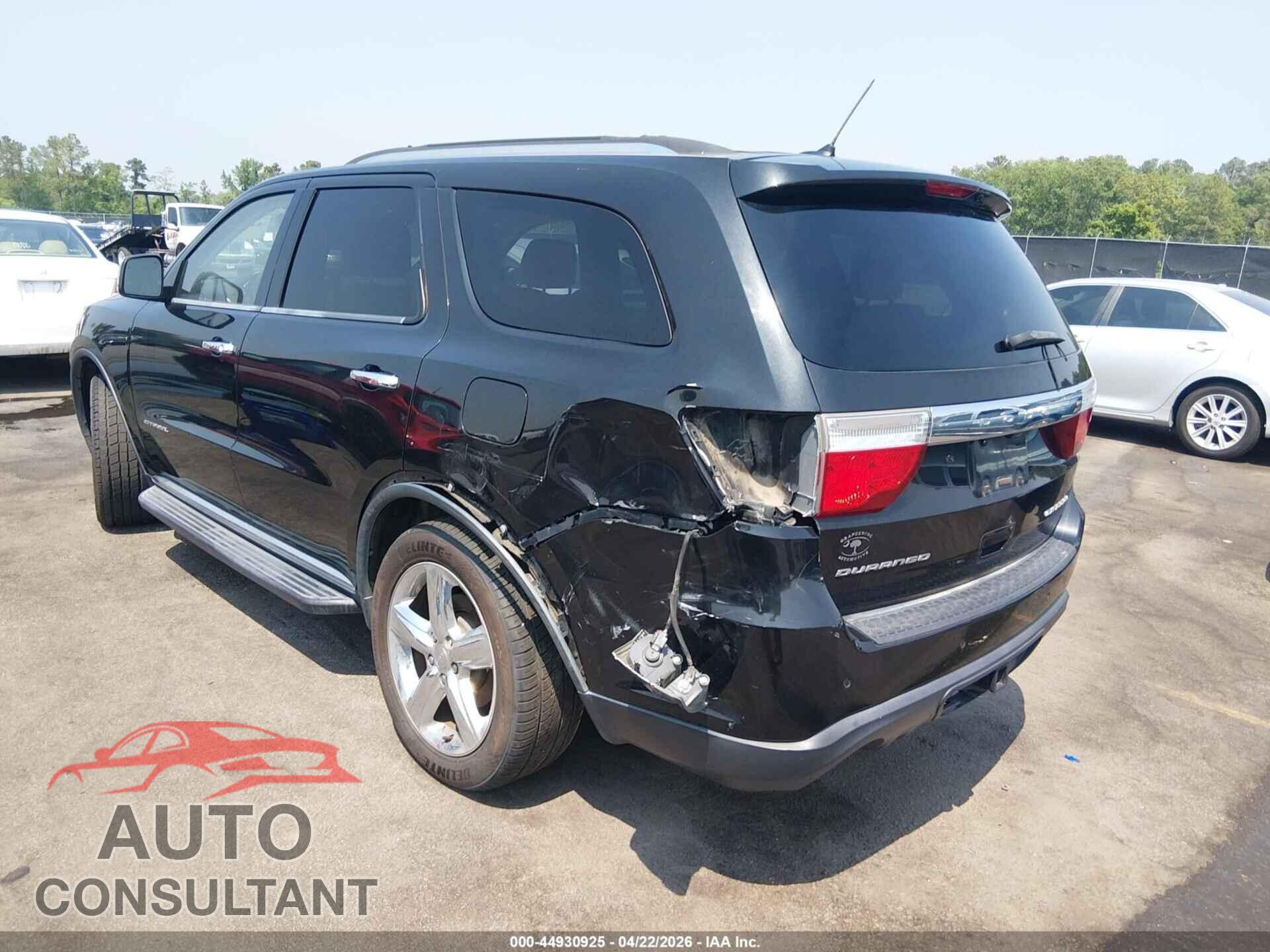 DODGE DURANGO 2012 - 1C4SDHET7CC260574