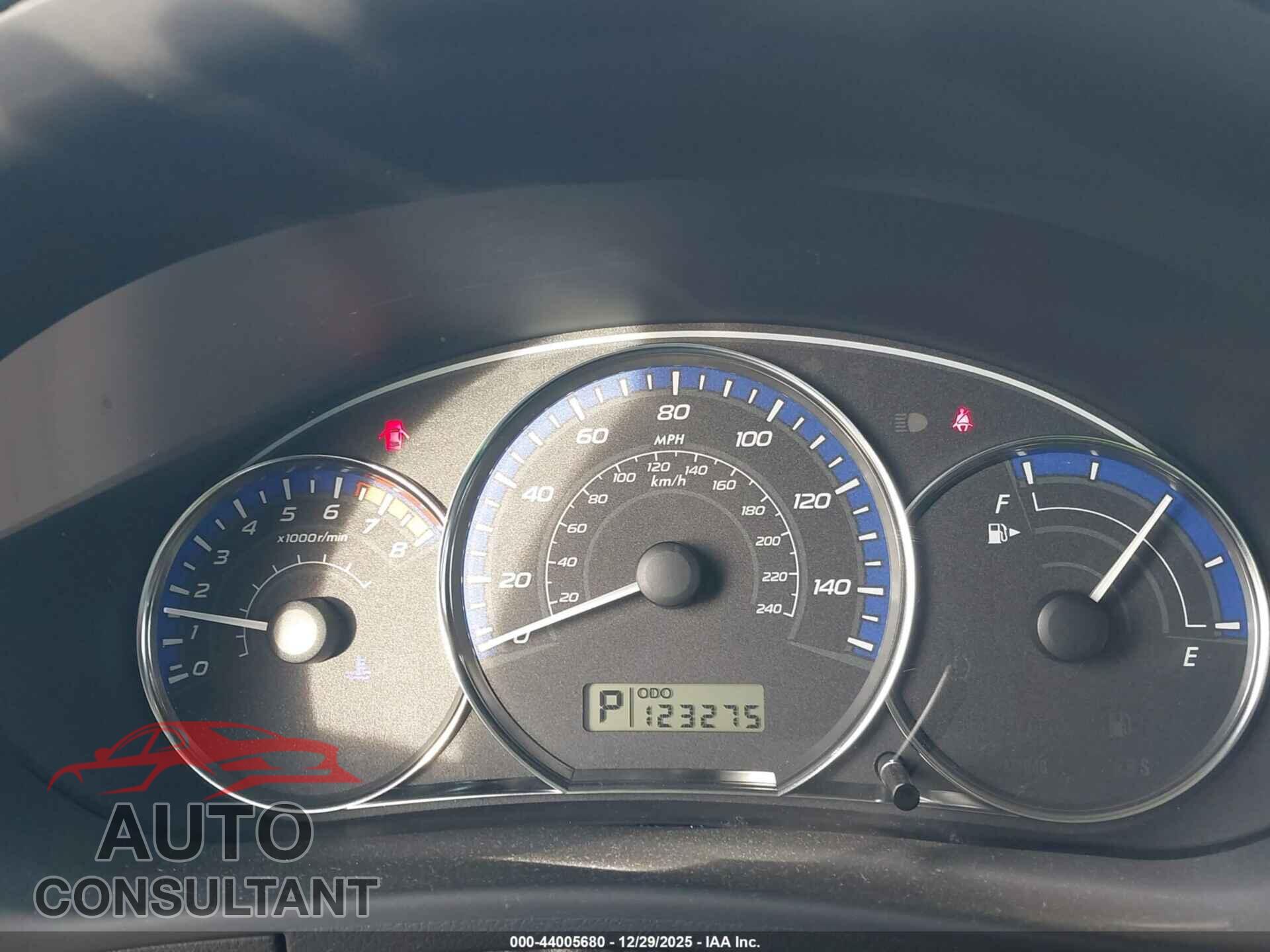 SUBARU FORESTER 2012 - JF2SHAEC5CH411024