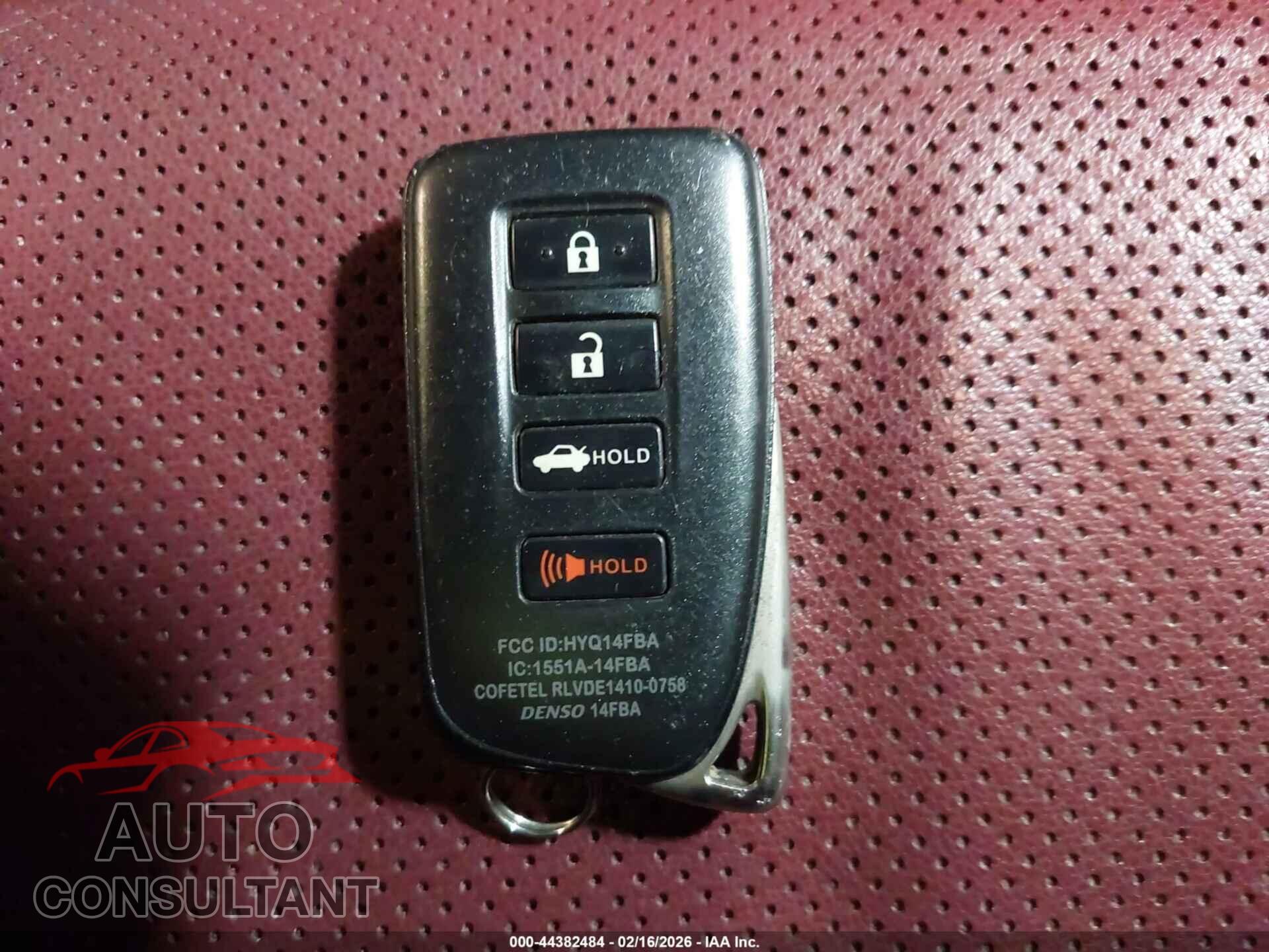 LEXUS IS 300 2016 - JTHCM1D24G5012960