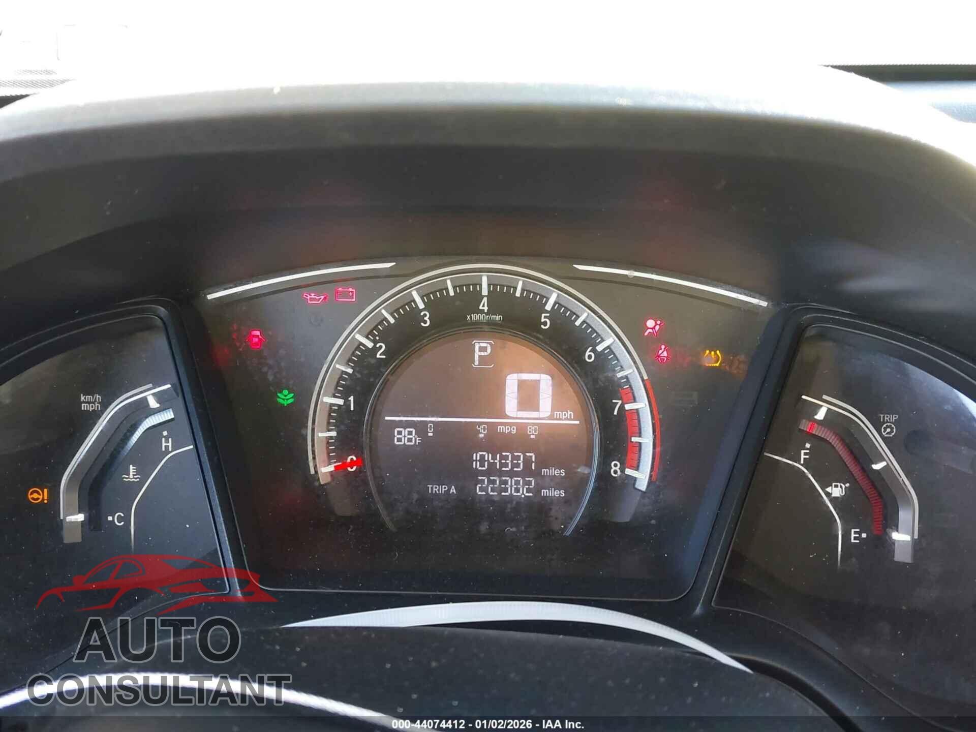 HONDA CIVIC 2017 - 19XFC2F52HE035271