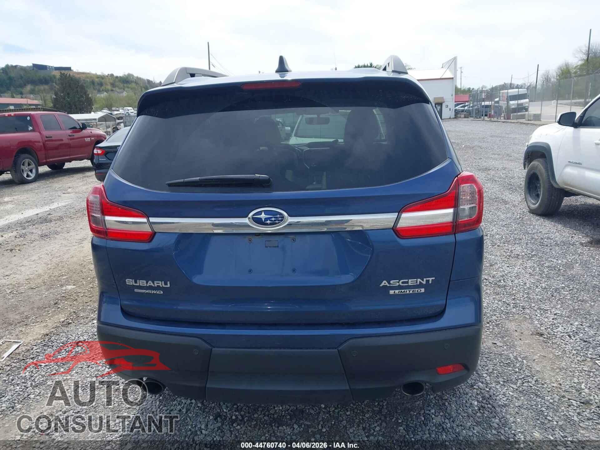 SUBARU ASCENT 2019 - 4S4WMAPD0K3422232