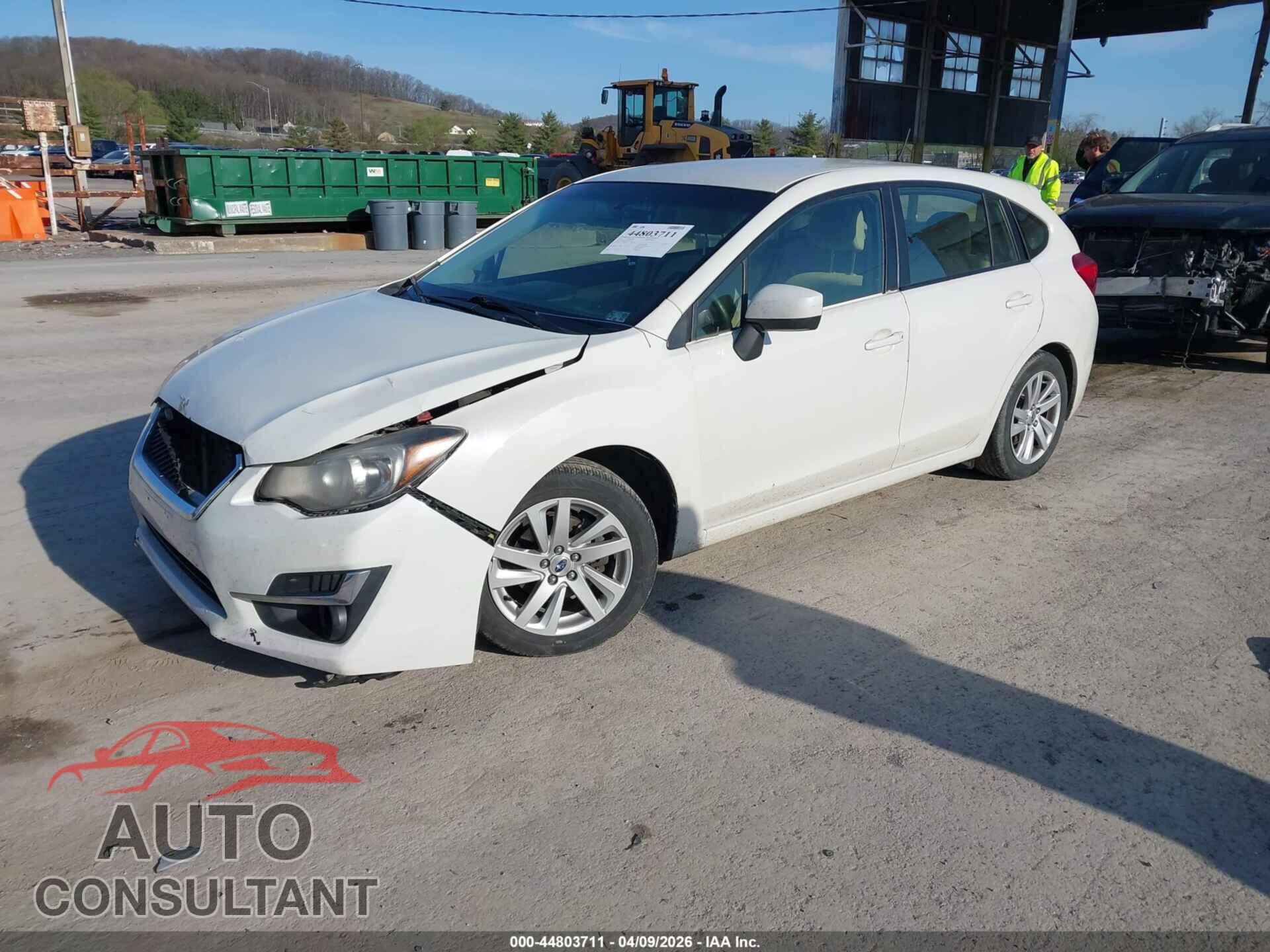 SUBARU IMPREZA 2015 - JF1GPAC63FH257234
