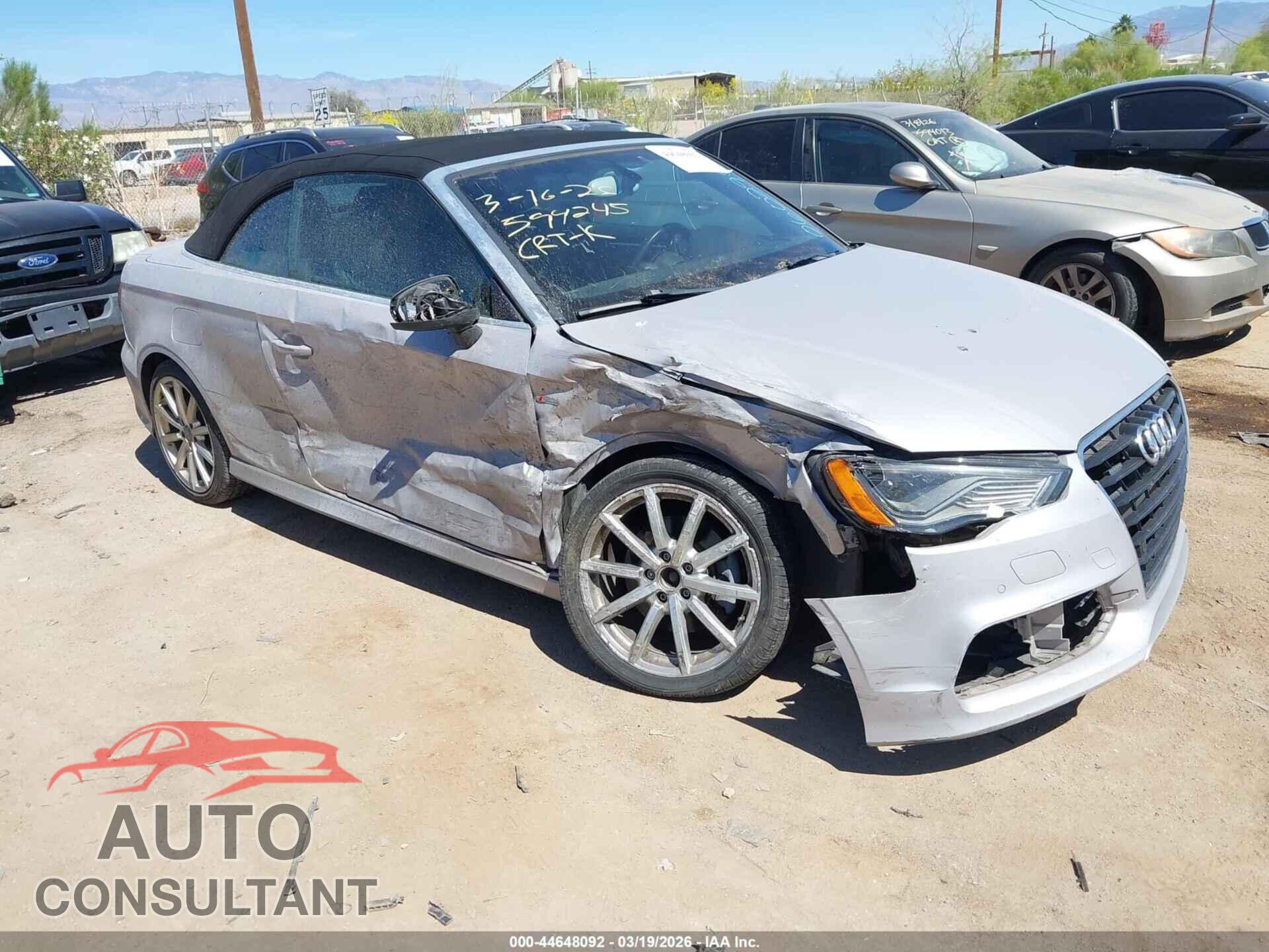 AUDI A3 2015 - WAUWFLFF9F1060297