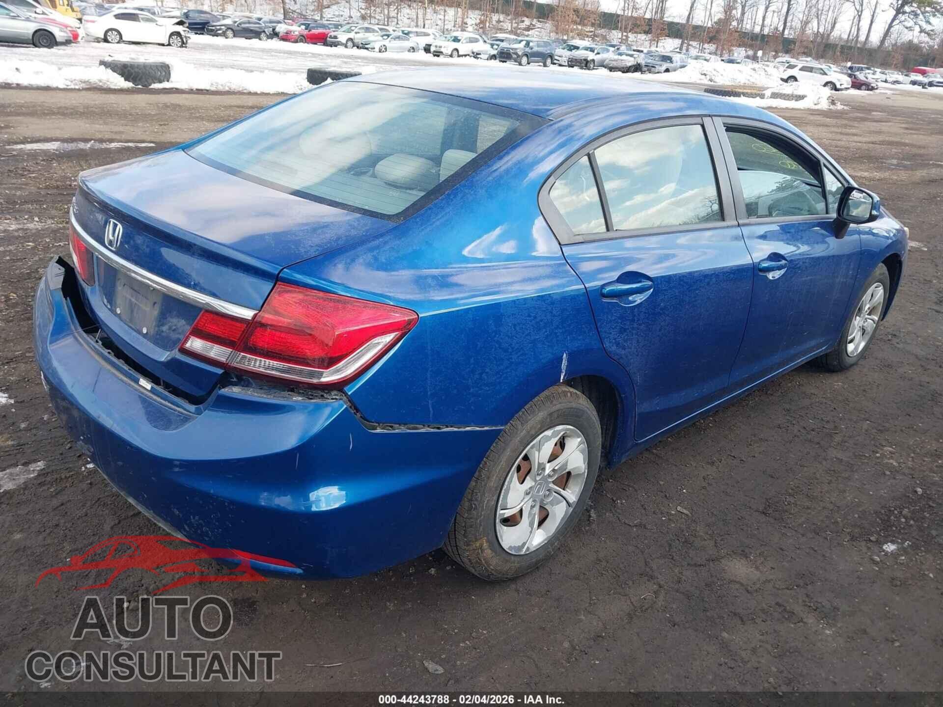 HONDA CIVIC 2013 - 19XFB2F51DE253778