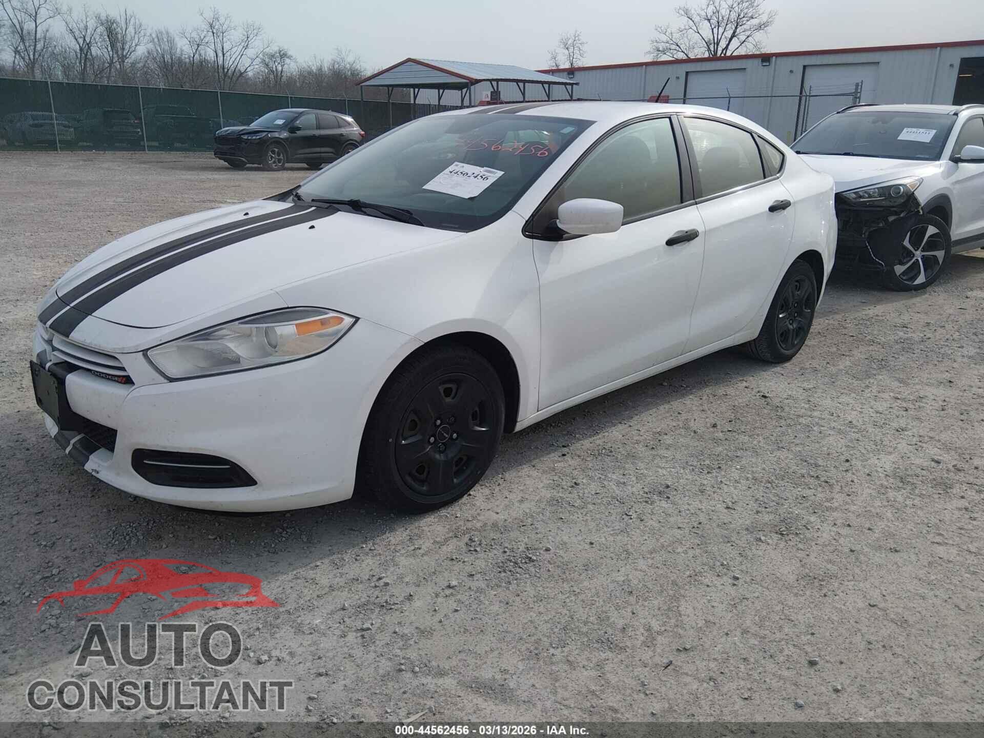 DODGE DART 2013 - 1C3CDFAA9DD305320