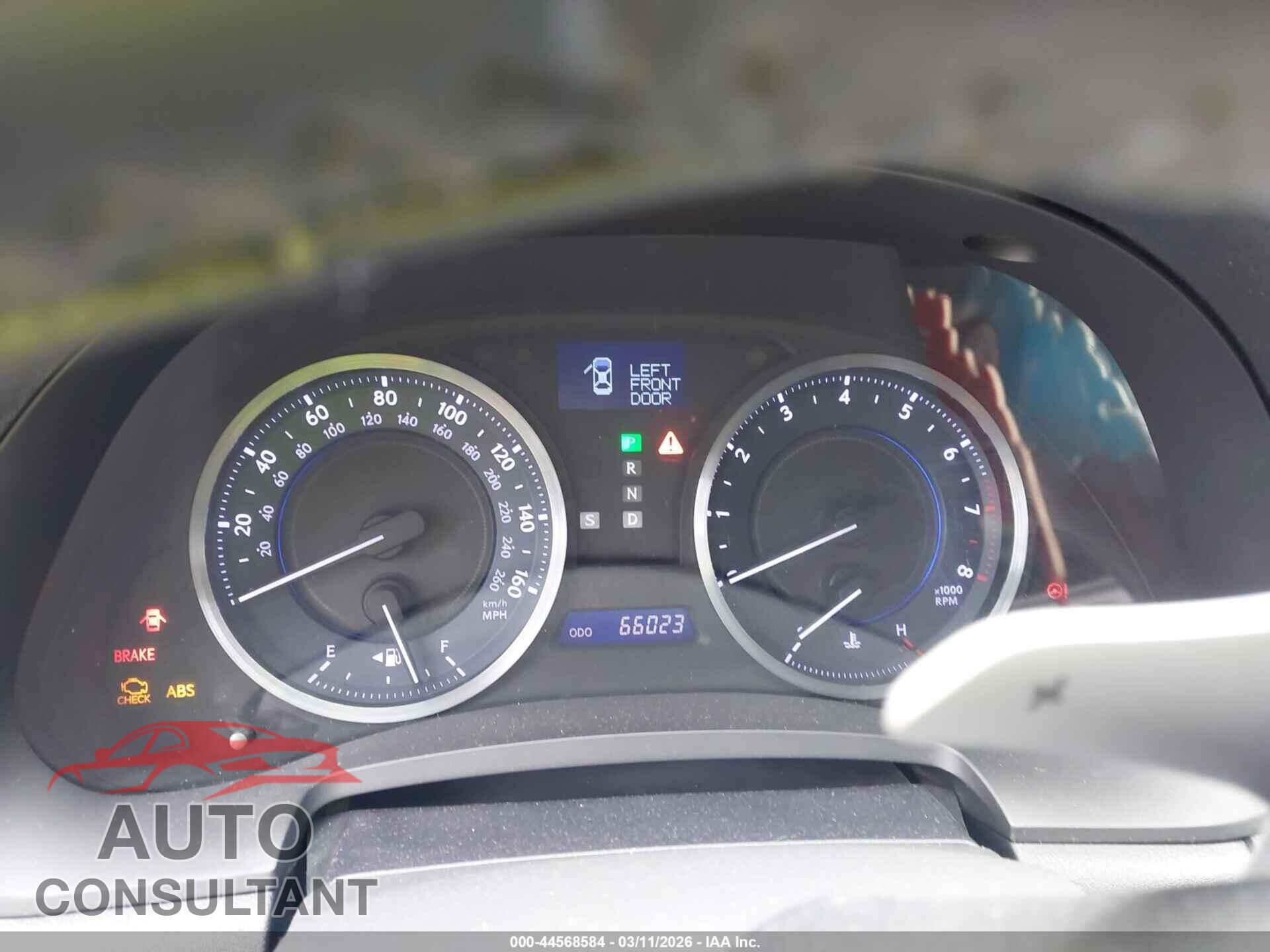 LEXUS IS 250 2012 - JTHCF5C26C2035963