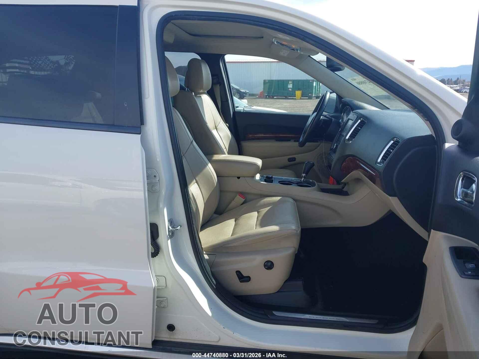 DODGE DURANGO 2012 - 1C4SDJET3CC282921