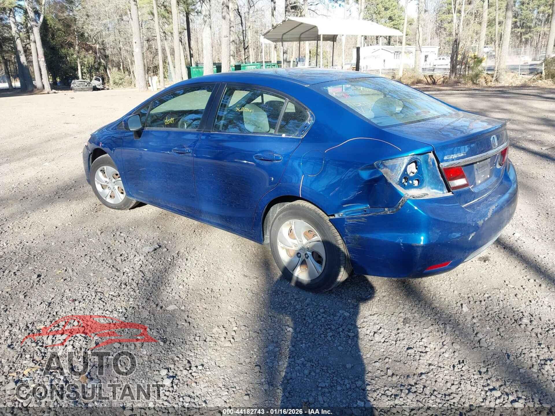 HONDA CIVIC 2015 - 2HGFB2F50FH509952