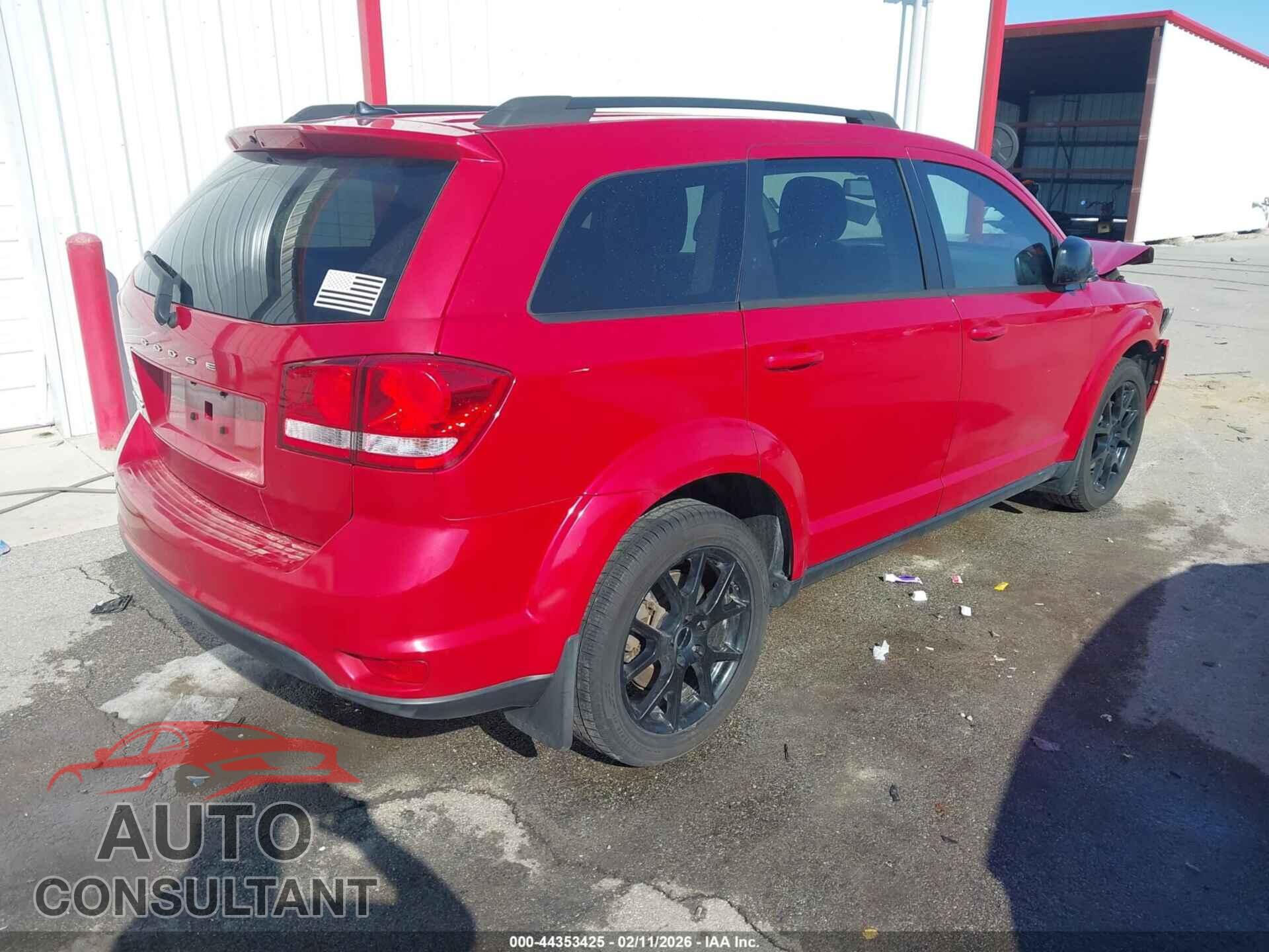 DODGE JOURNEY 2016 - 3C4PDCBB7GT226312