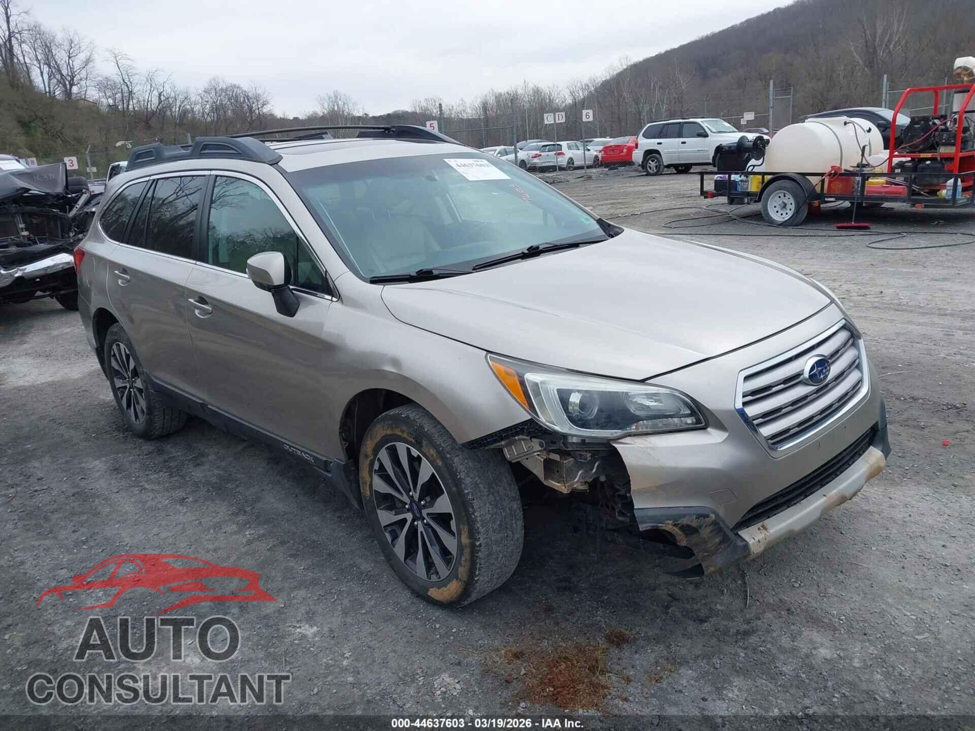 SUBARU OUTBACK 2015 - 4S4BSBLC0F3231956