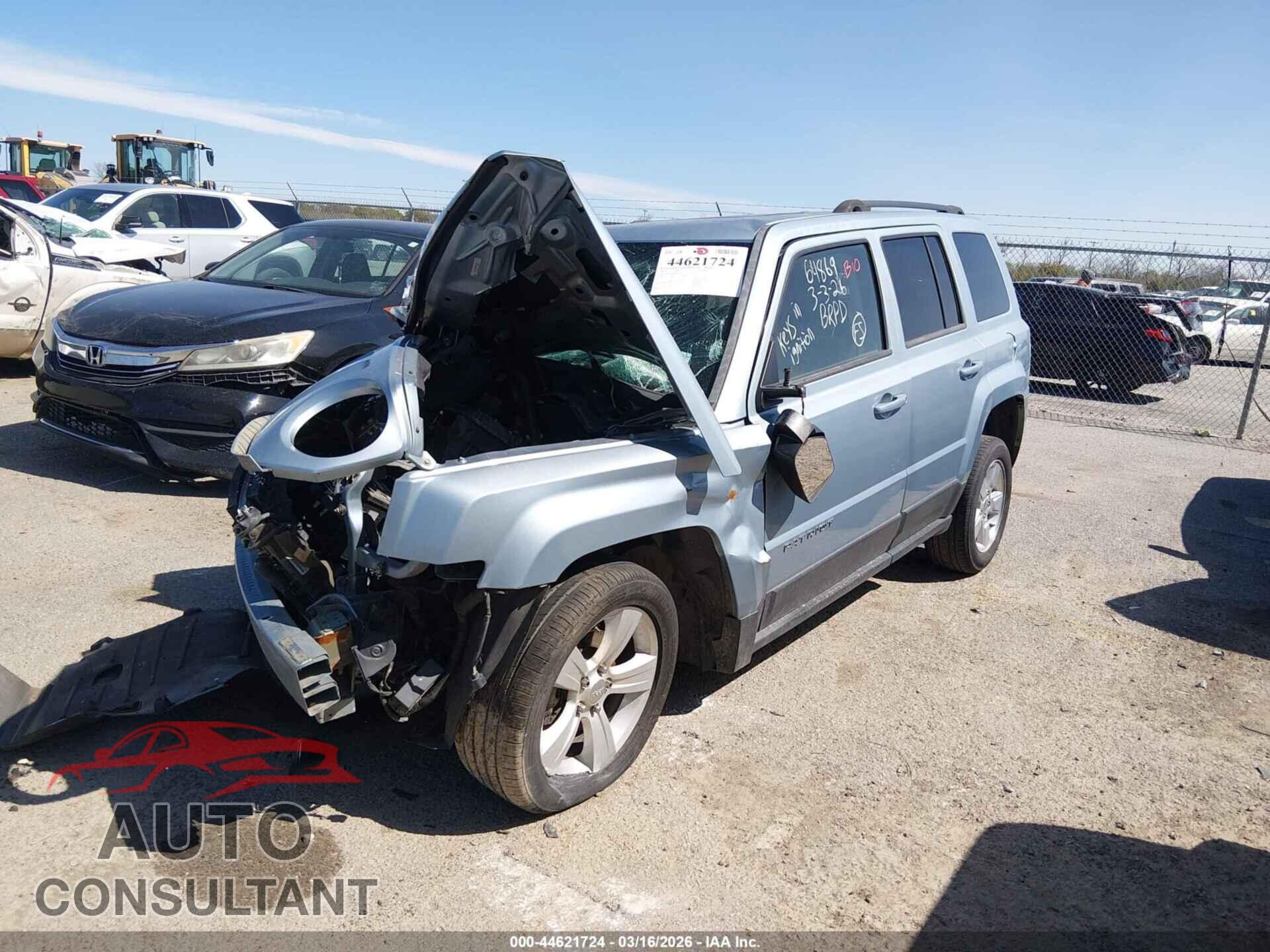 JEEP PATRIOT 2013 - 1C4NJPFA0DD213329