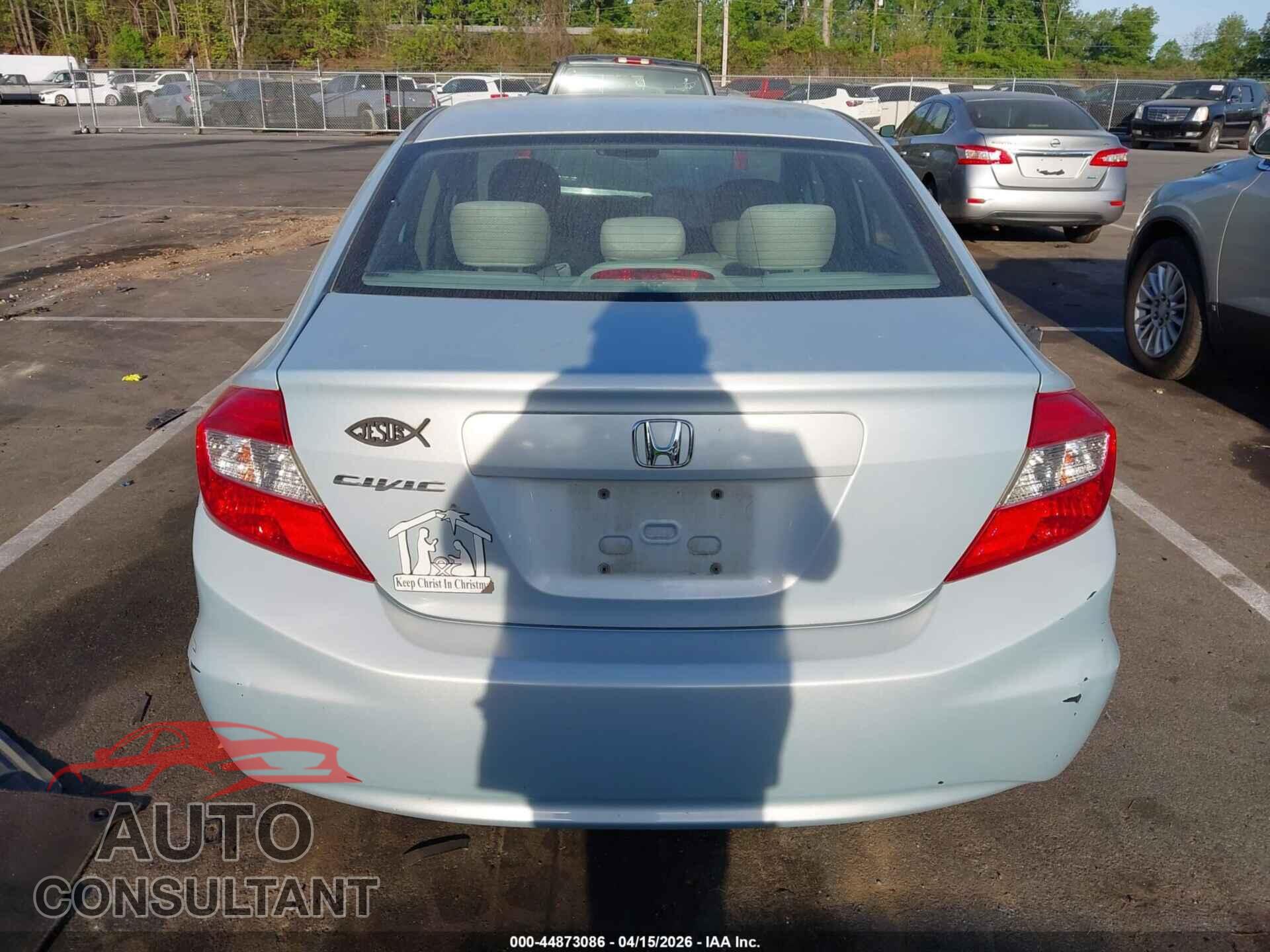 HONDA CIVIC 2012 - 19XFB2F55CE081141