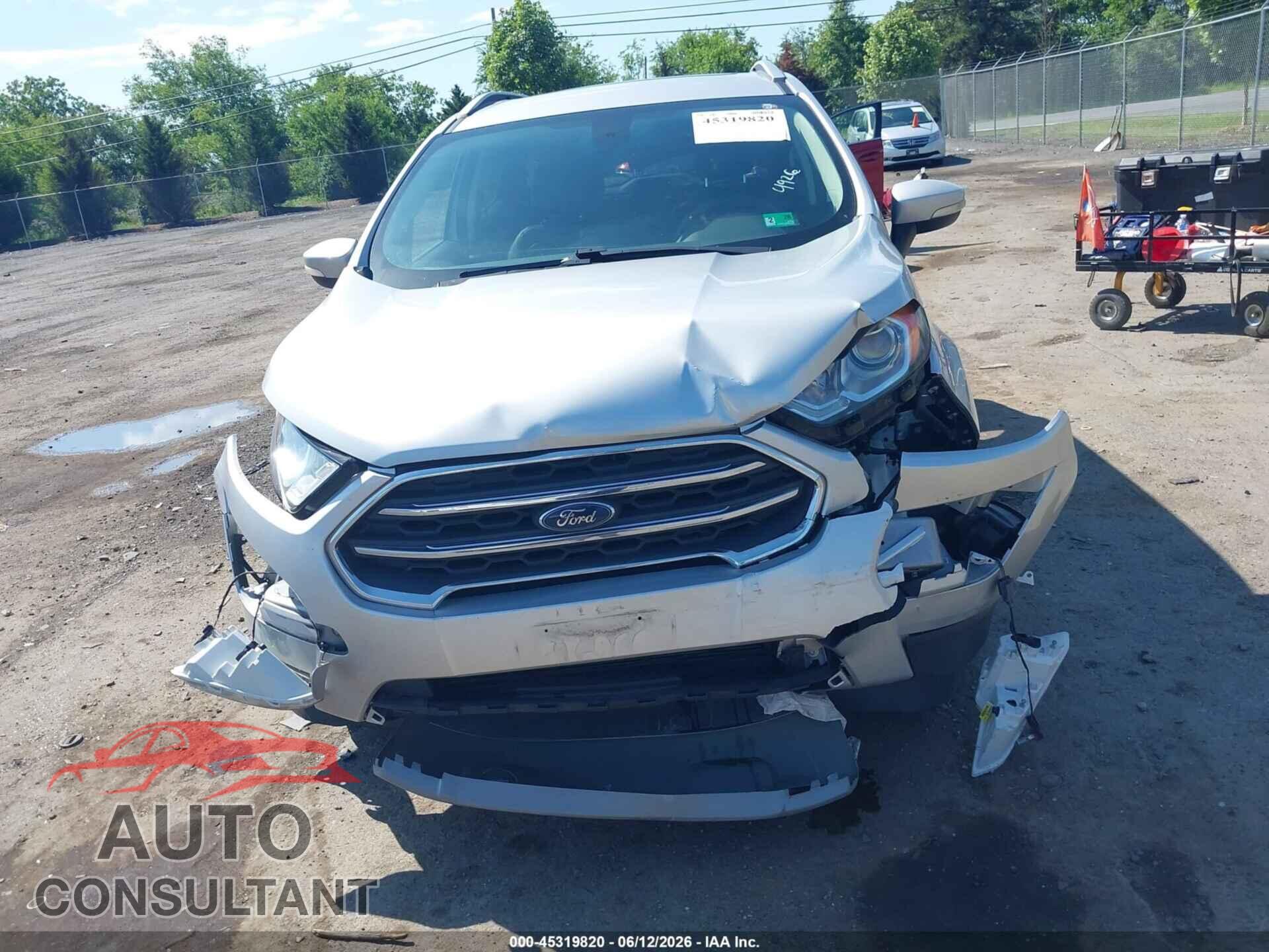 FORD ECOSPORT 2019 - MAJ6S3KL2KC297504
