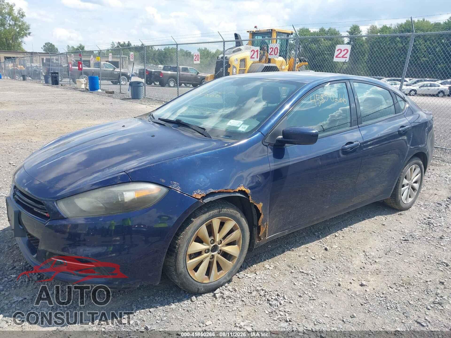 DODGE DART 2014 - 1C3CDFBB2ED668809
