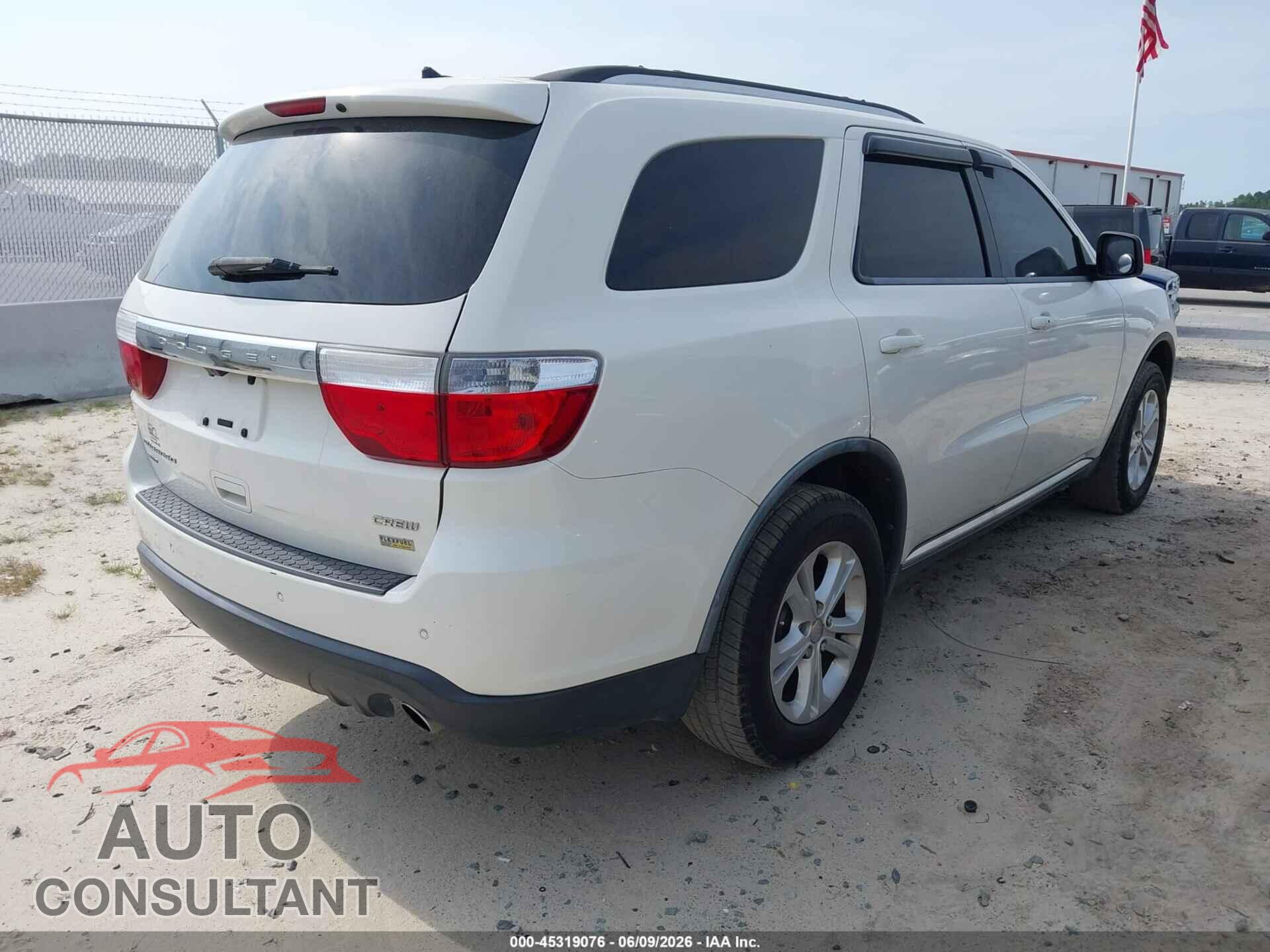 DODGE DURANGO 2011 - 1D4RE4GG0BC720471