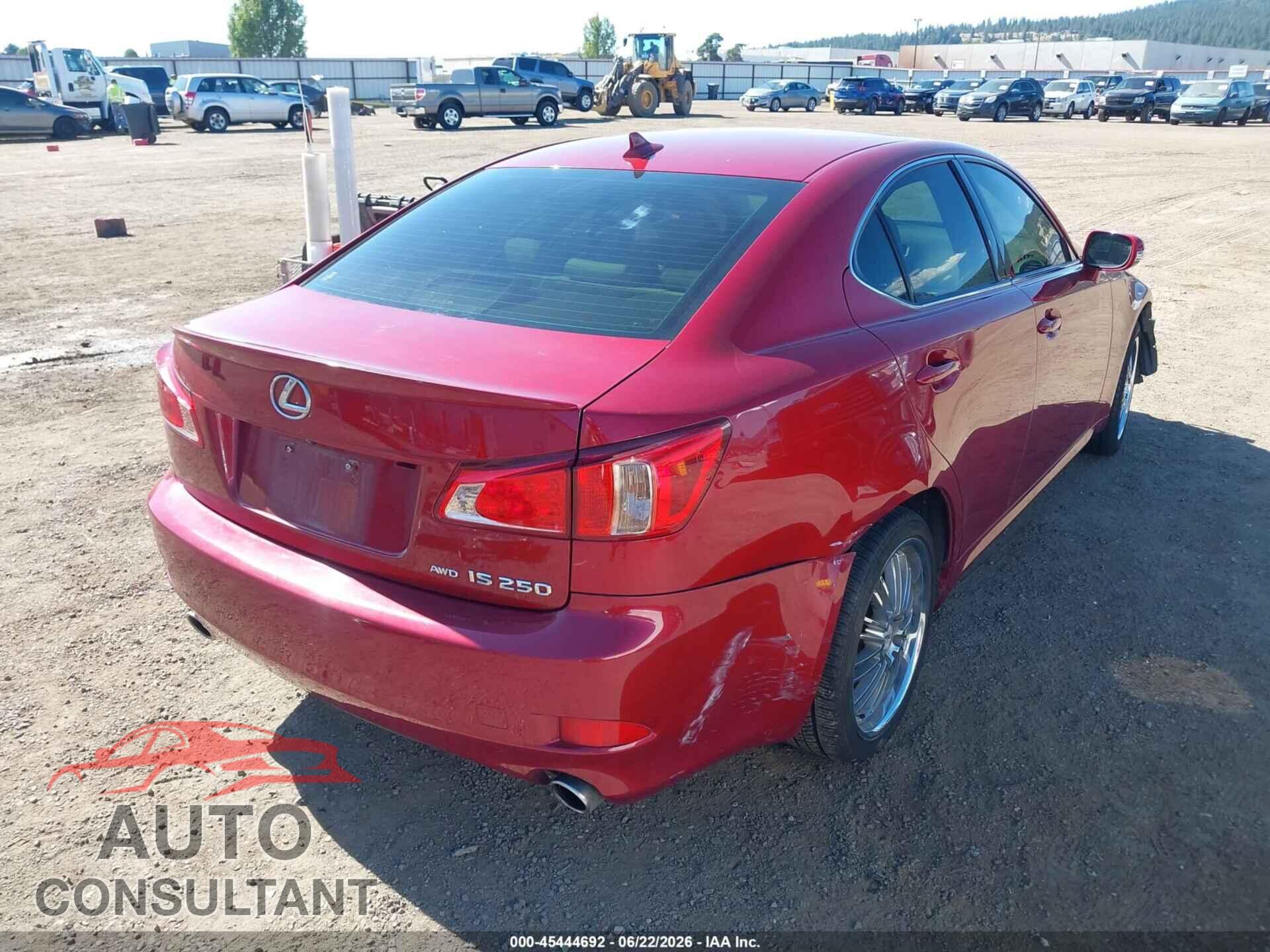 LEXUS IS 250 2012 - JTHCF5C28C2035950